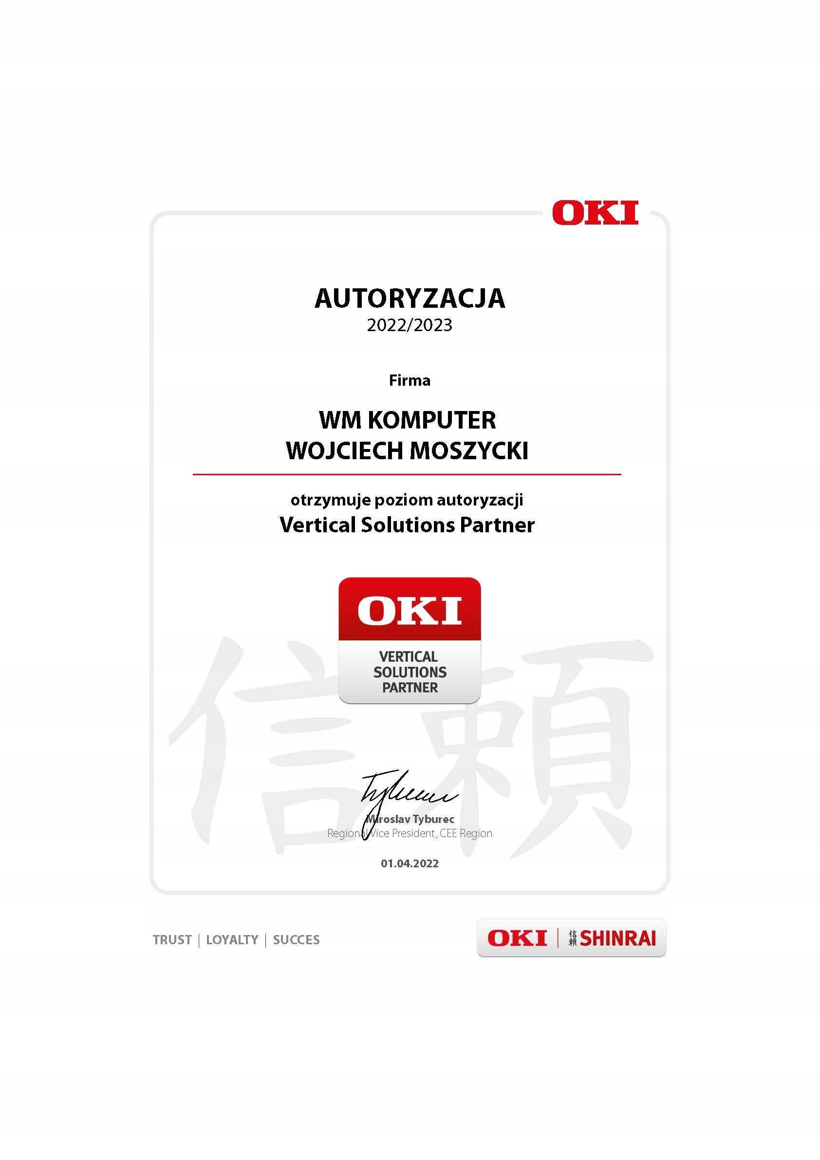 Toner OKI 47095702 C824/C834/C844 5k MAGENTA Manufacturer OKI