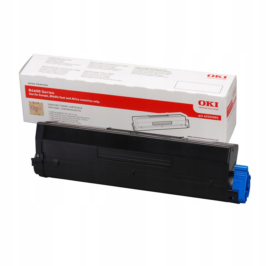 Toner Oki B4600 43502002 K Original BLACK