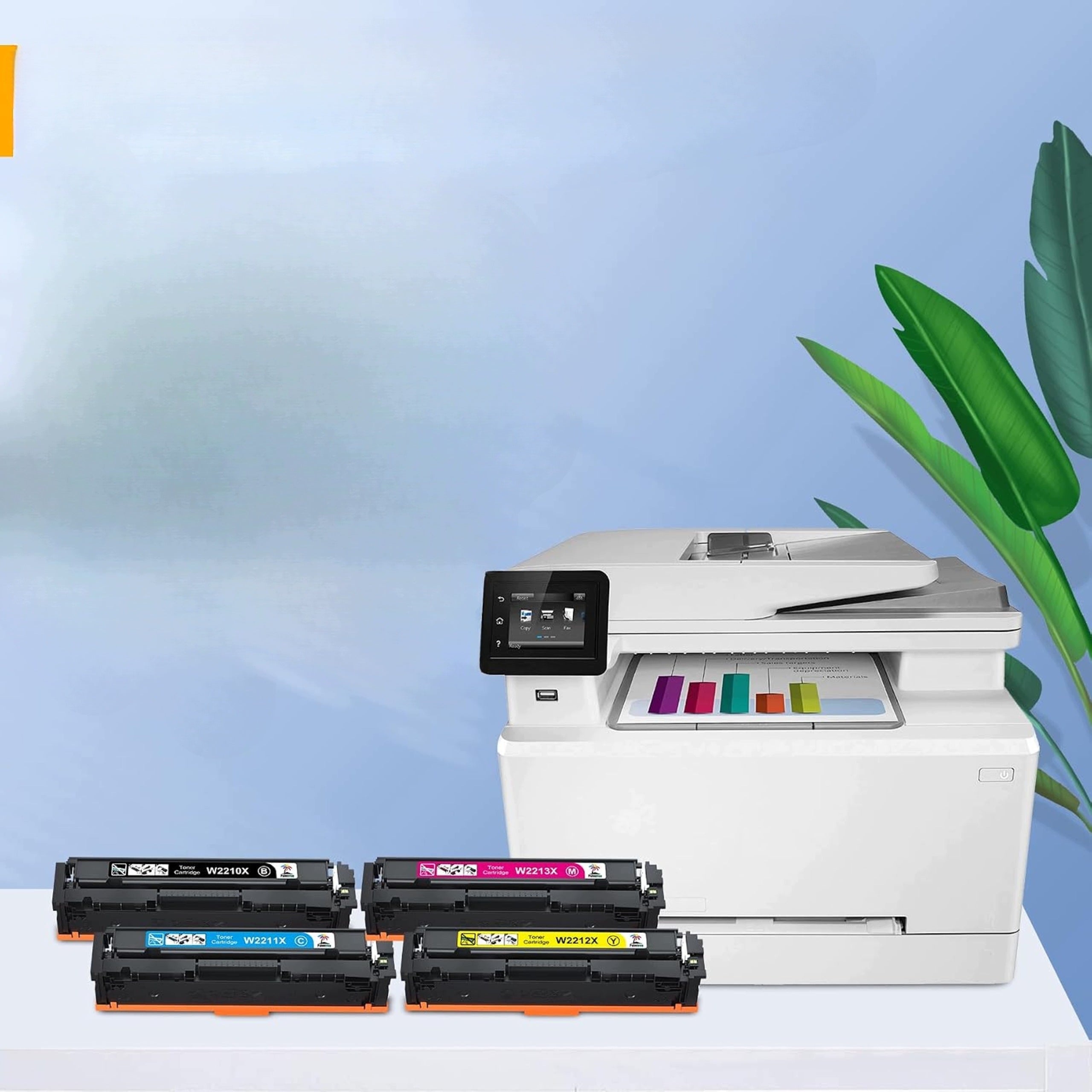 Toner Printer Color Toner Multipack 4x 207X for HP XL with Chip Packaging status original