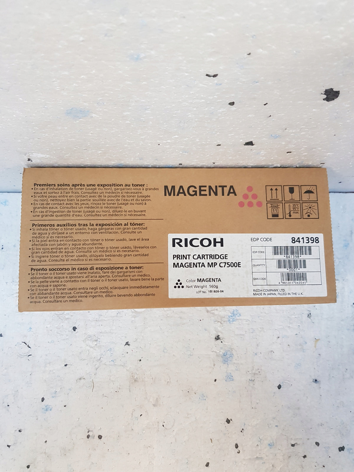 Toner Ricoh 841398 Magenta for C7500E