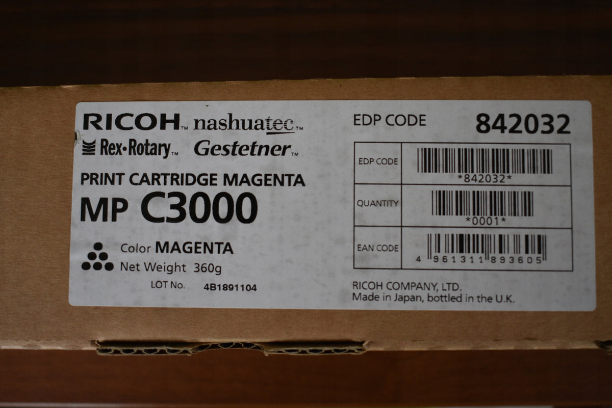 Toner Ricoh 842032 (magenta) original Packaging status original