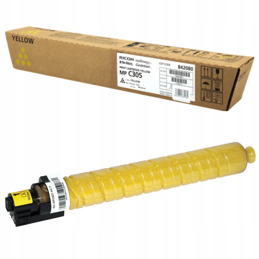 Toner Ricoh MPC305 - 842080 yellow (yellow) Packaging status original