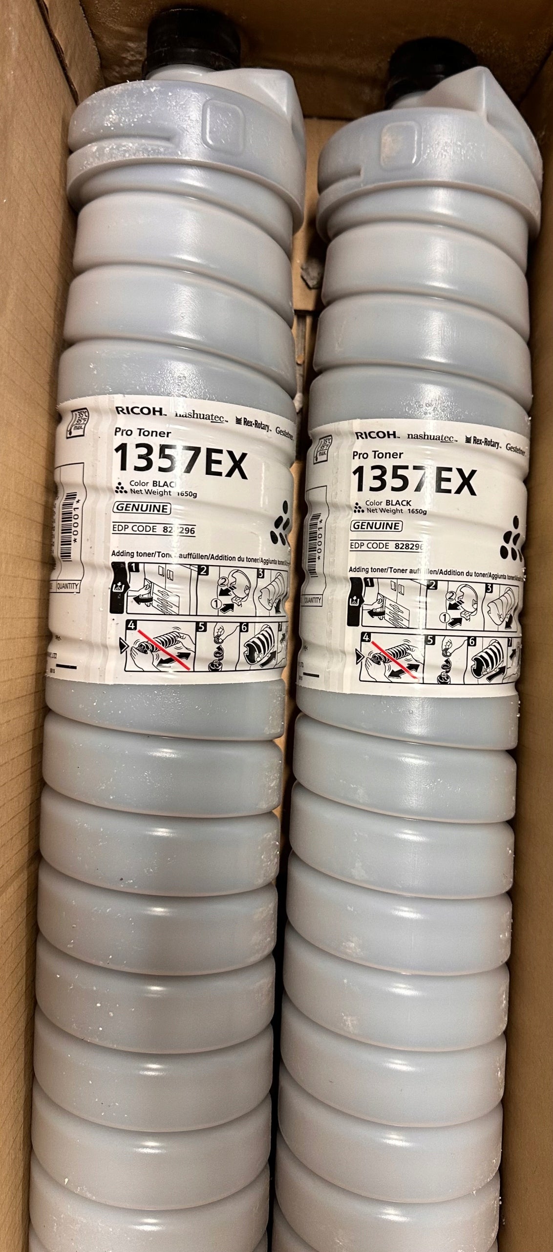 Toner Ricoh Pro 1357EX Black Original 828082, 828083, 828296