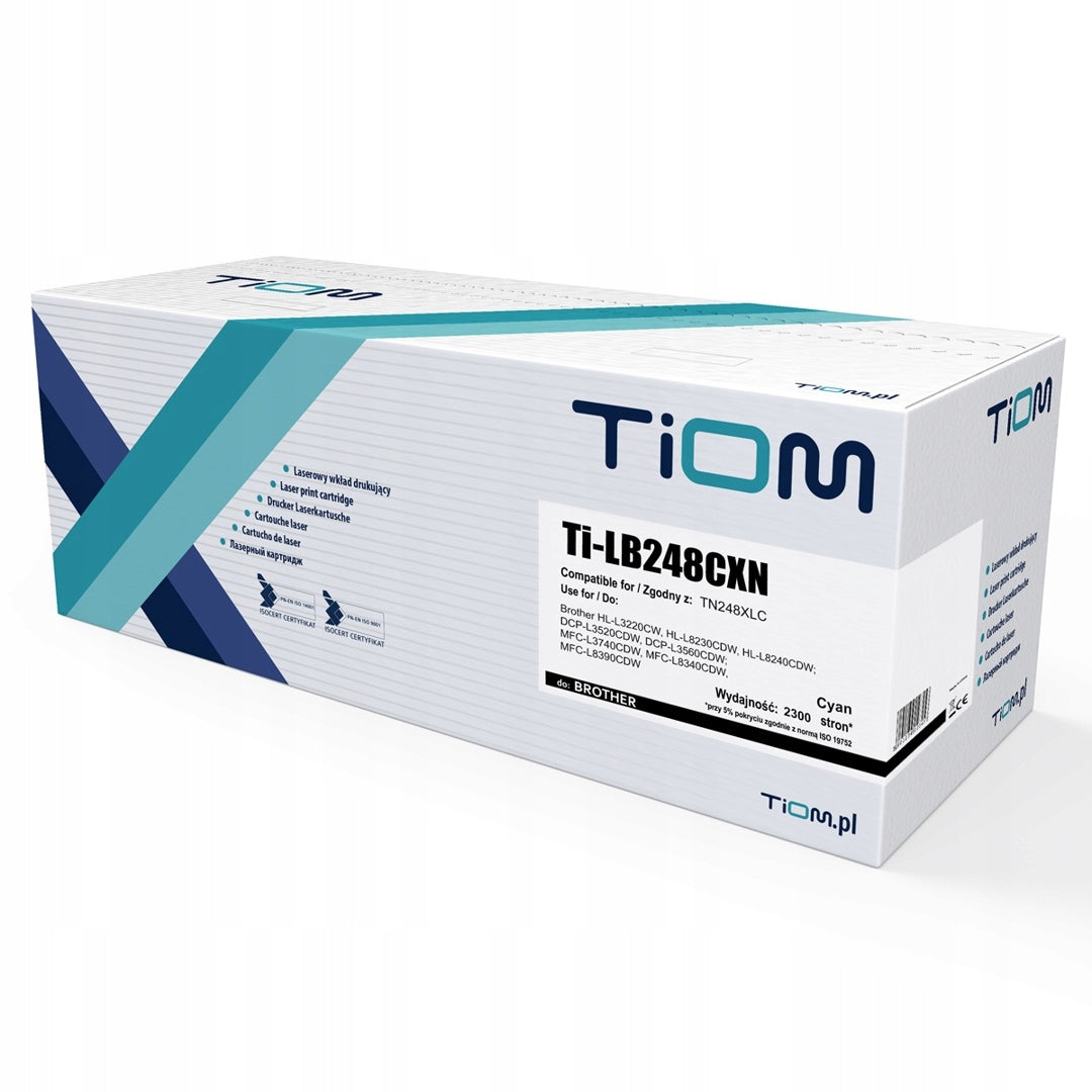 Toner TIOM for Brother 248CXN TN248XLC 2300 pages cyan