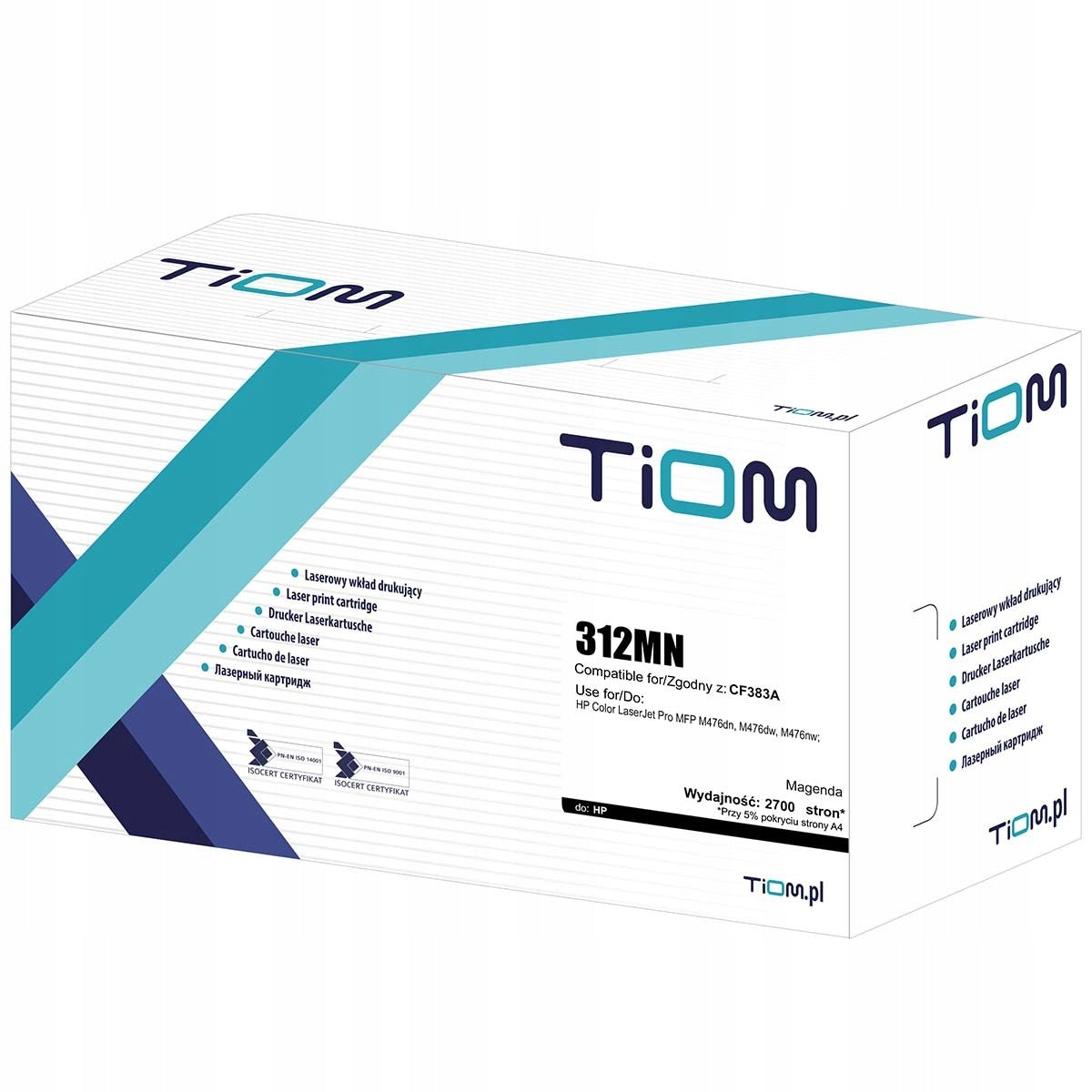 Toner TiOM for HP red (magenta)