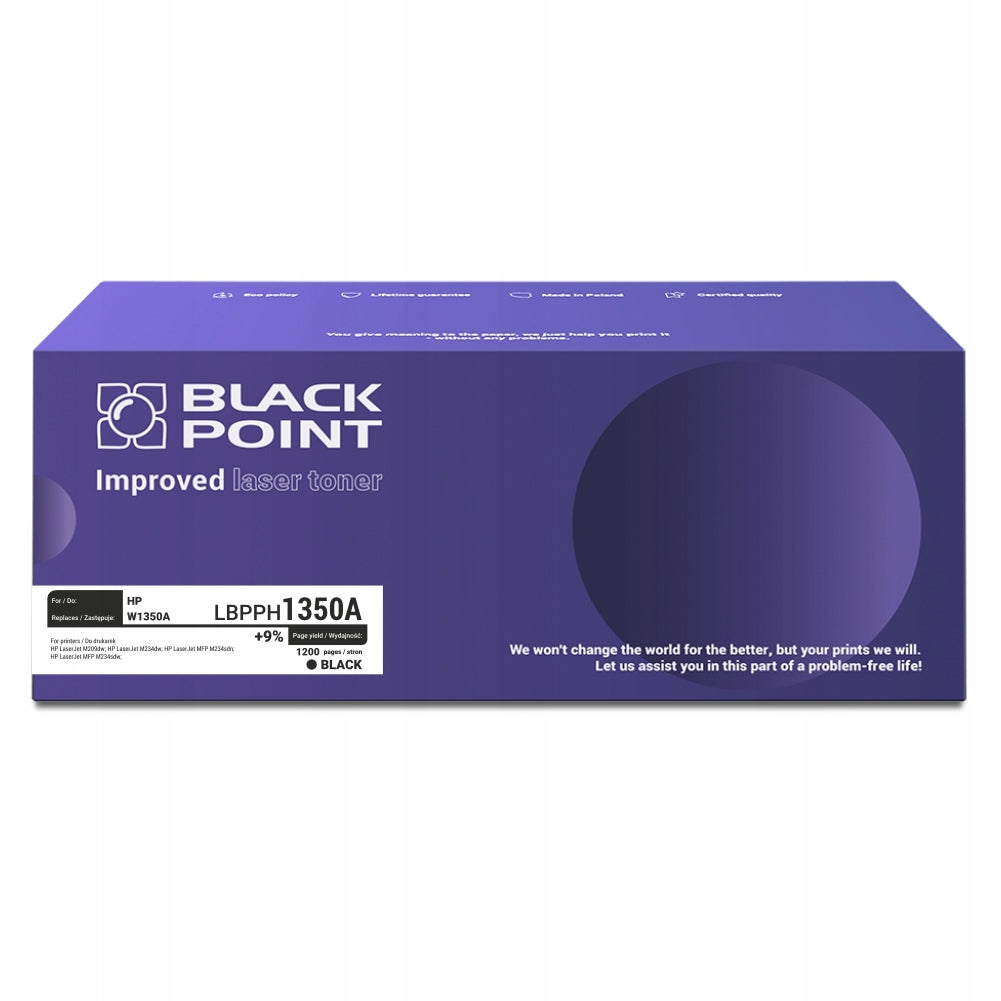 Toner W1350A Black Point for HP LaserJet M209dw M234dw black 1200 p.