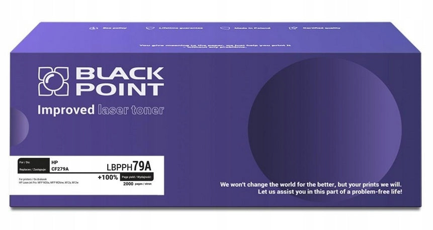 Toner cartridge Black Point LBPPH79A for HP CF279A black (black) 2000str