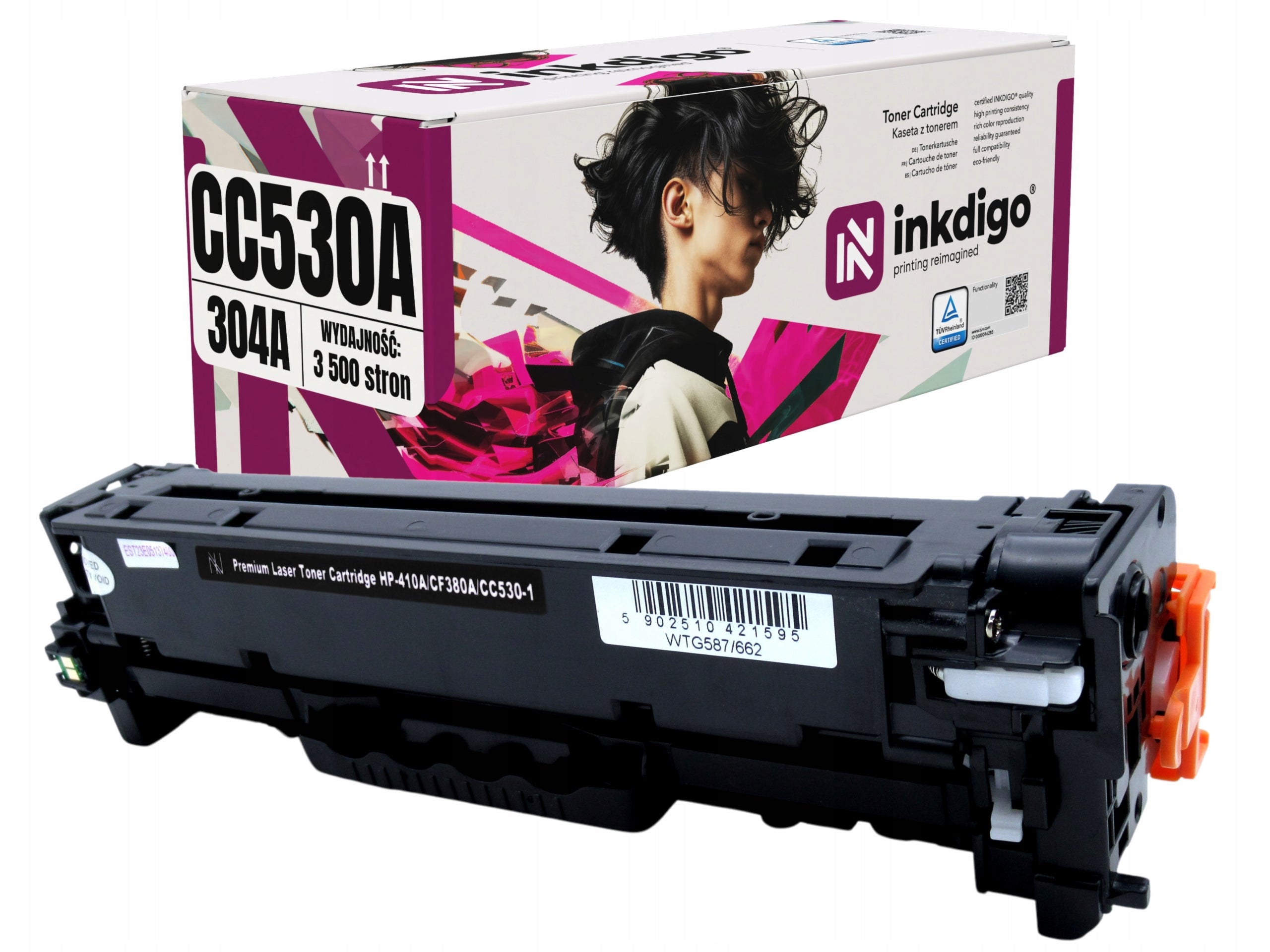 Toner cartridge CC530A 304A for HP CM2320fxi CP2025