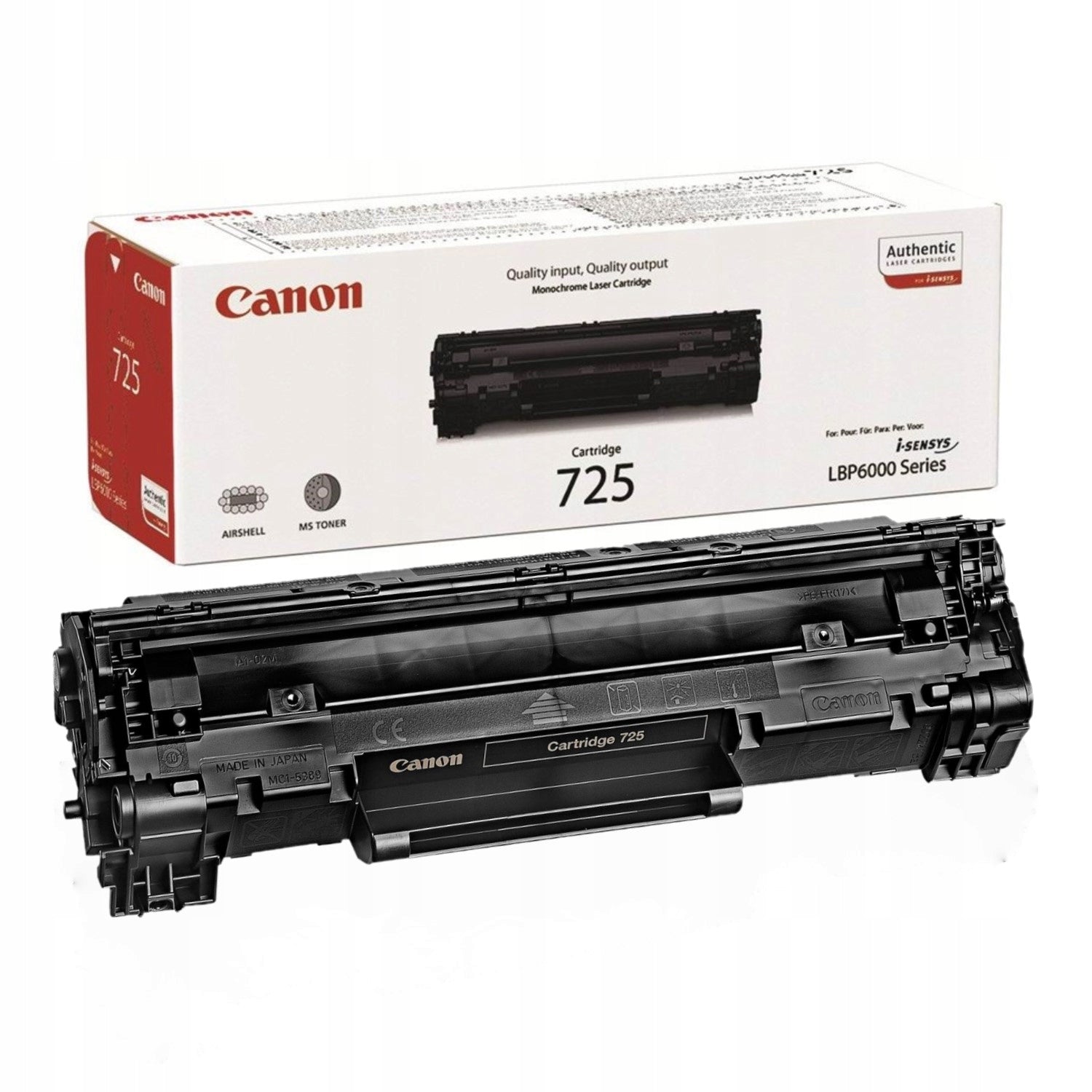 Toner cartridge Canon 725 CRG-725 i-SENSYS LBP6000 LBP6020 LBP6030 MF3010 Original
