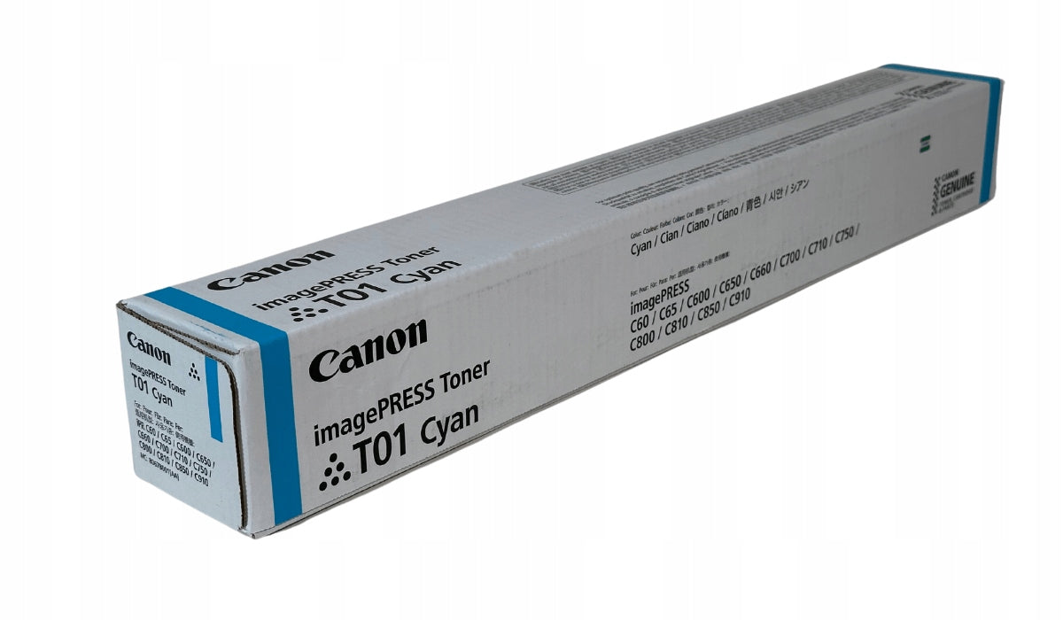 Toner cartridge Canon T01 8067B001 Original Cyan T-01 imagePRESS C600 C650 C700