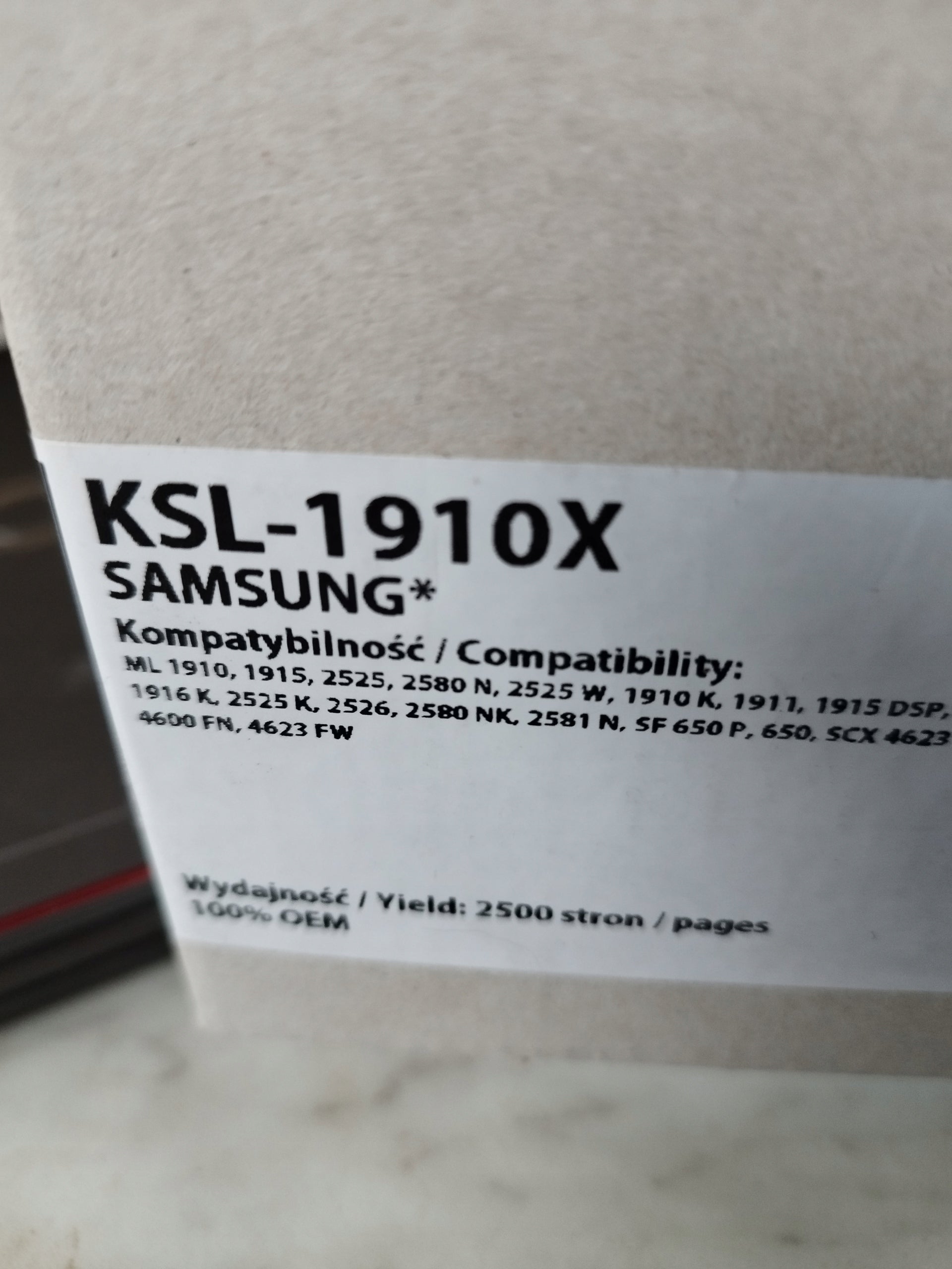 Toner cartridge Expression for Samsung black (black) MLT-D1052L.