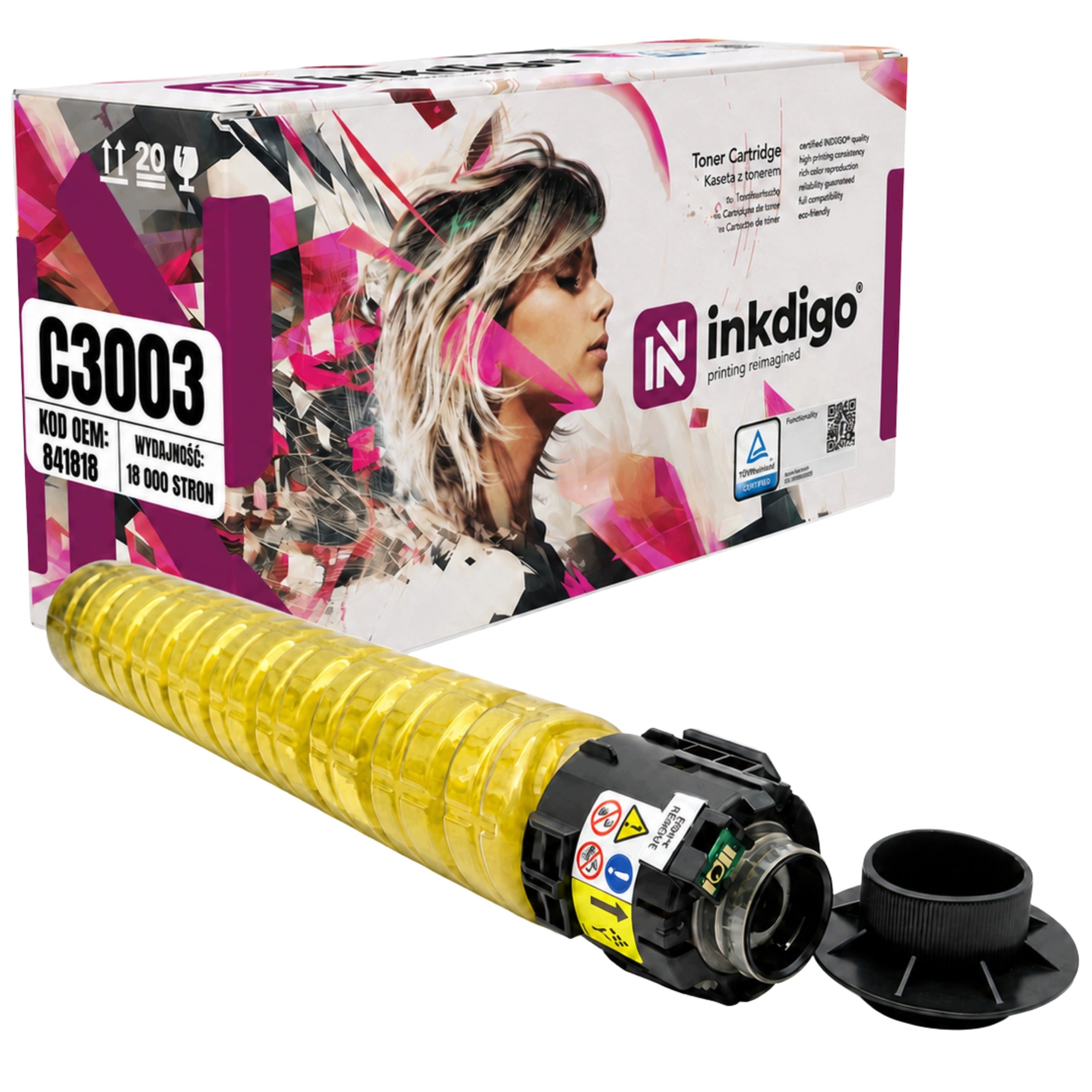 Toner cartridge FOR RICOH MPC3003 C3004 MPC3503 C3504 Y