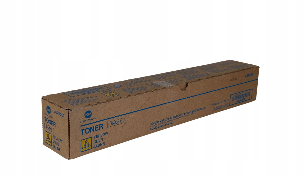 Toner cartridge Konica Minolta TN-321 A33K250 Y Original C224e C284e C364e yellow