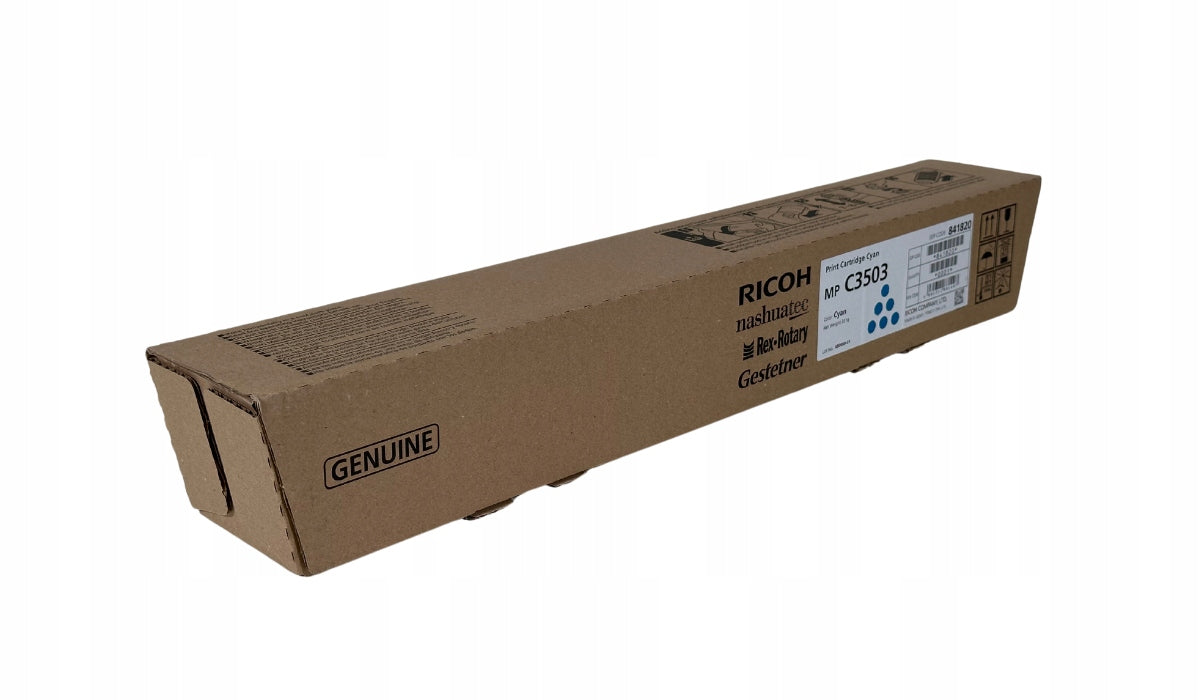 Toner cartridge Ricoh MP C3503 841820 CYAN Original MPC3503 MPC3504 MPC3003