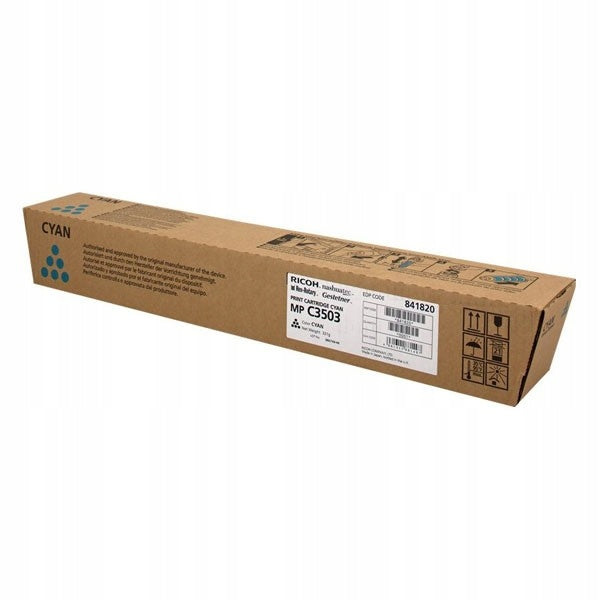 Toner cartridge Ricoh MP C3503 Cyan Original 841820
