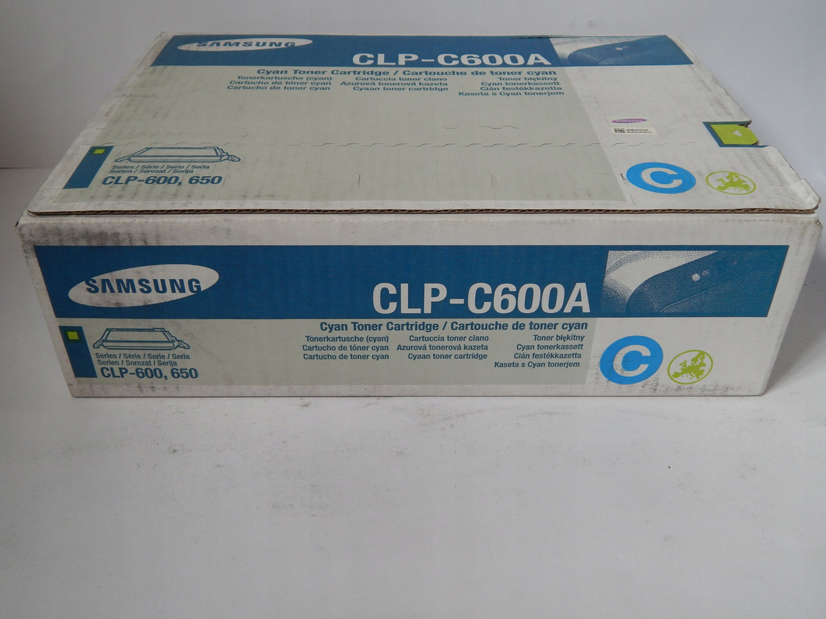Toner cartridge Samsung CLP-C600A cyan Manufacturer code CLP-C600A