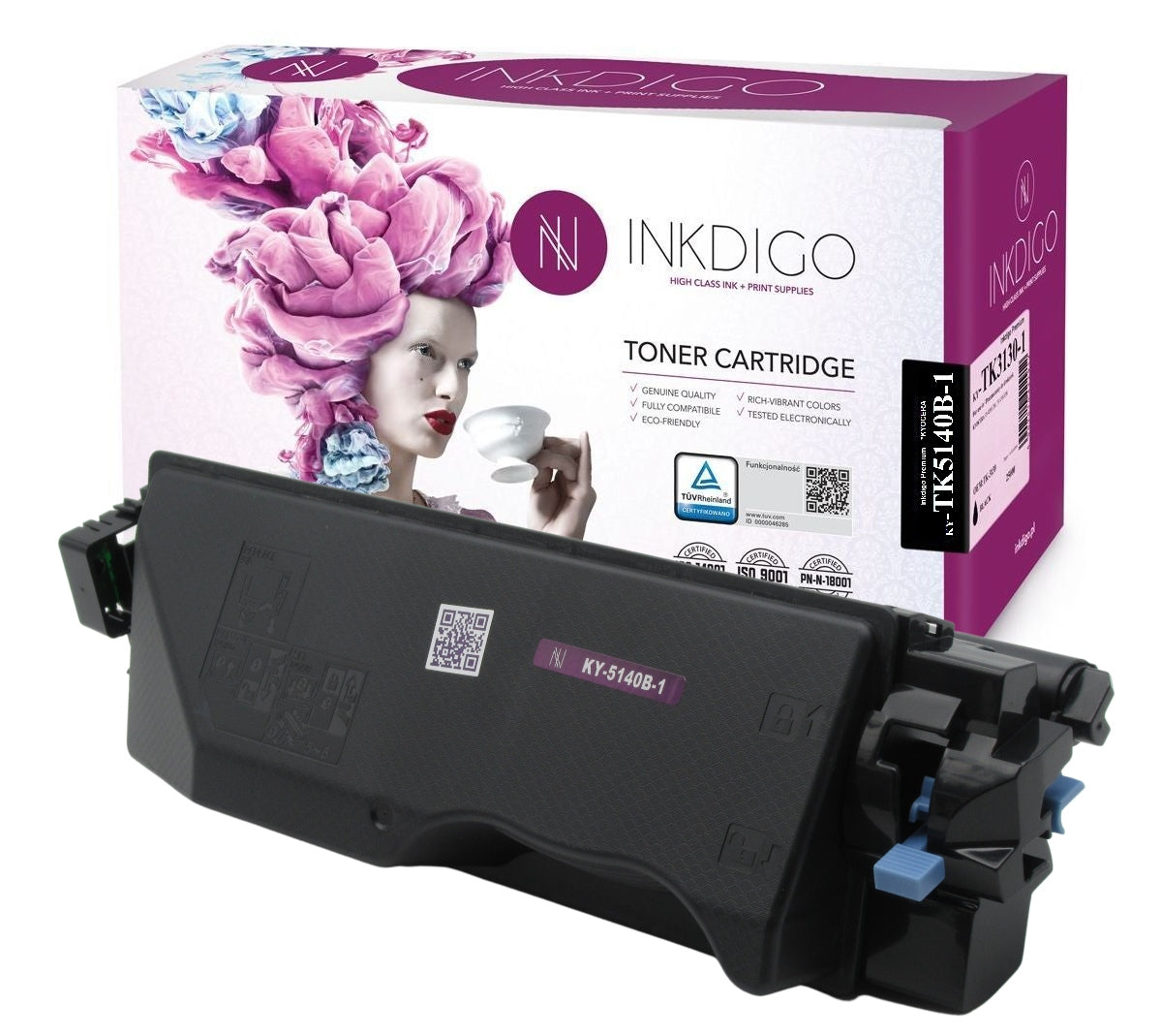 Toner cartridge TK5140K for Kyocera M6030cdn M6530 printer