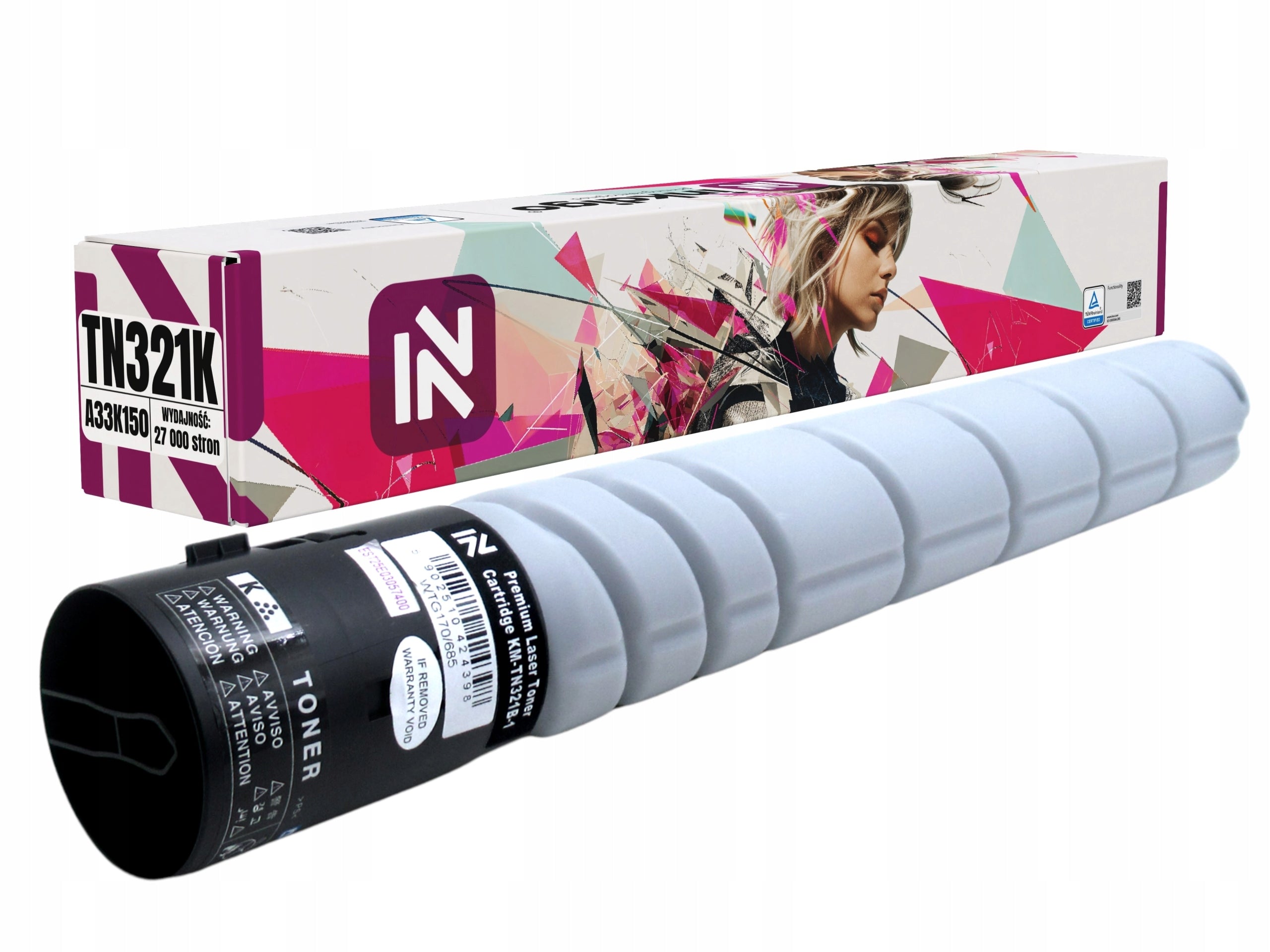 Toner cartridge TN321K for MINOLTA Bizhub C 224 364