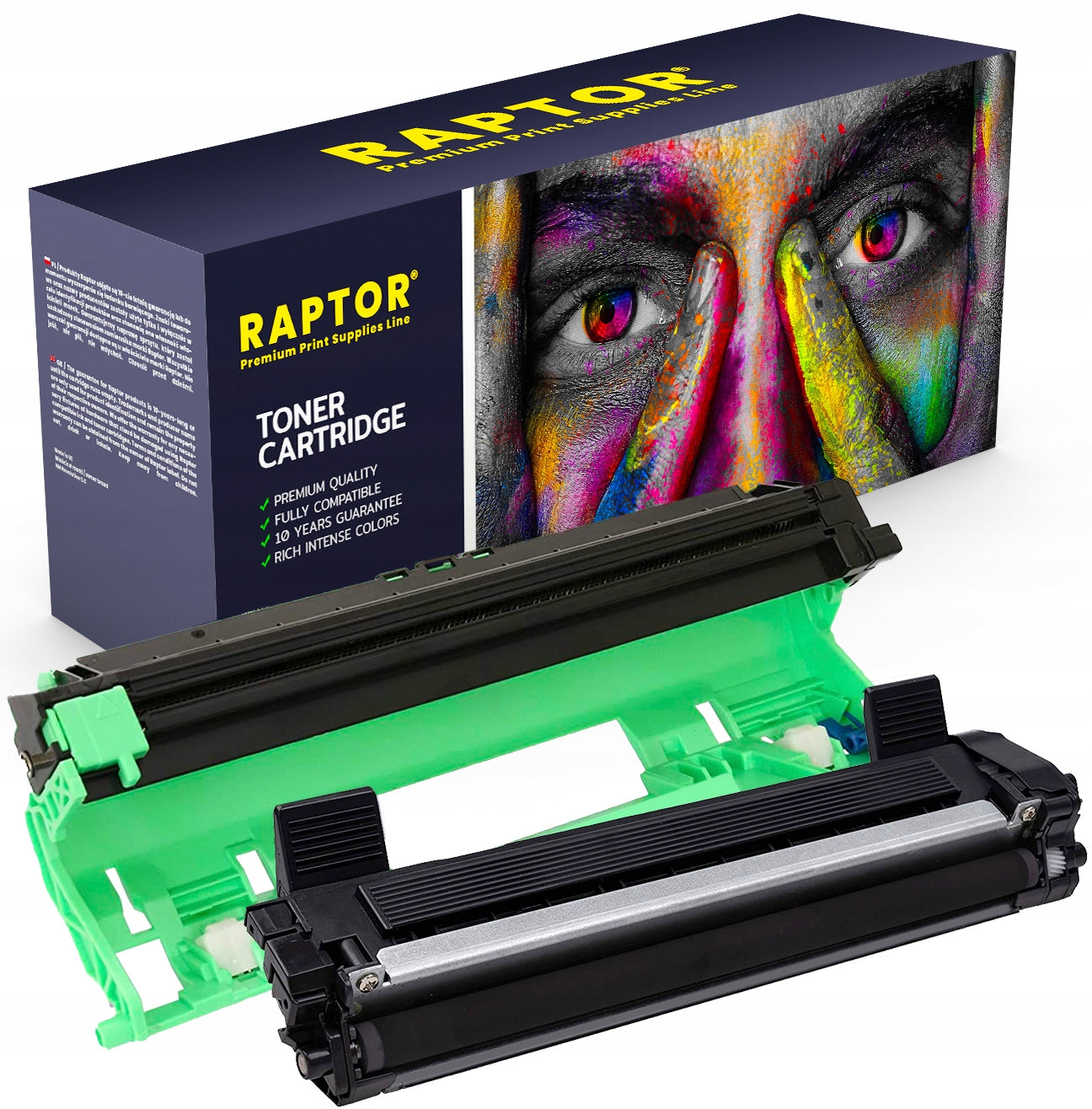 Toner cartridge and drum for Brother DCP-1622WE DCP-1623WE HL-1222WE HL-1223WE TN-1090