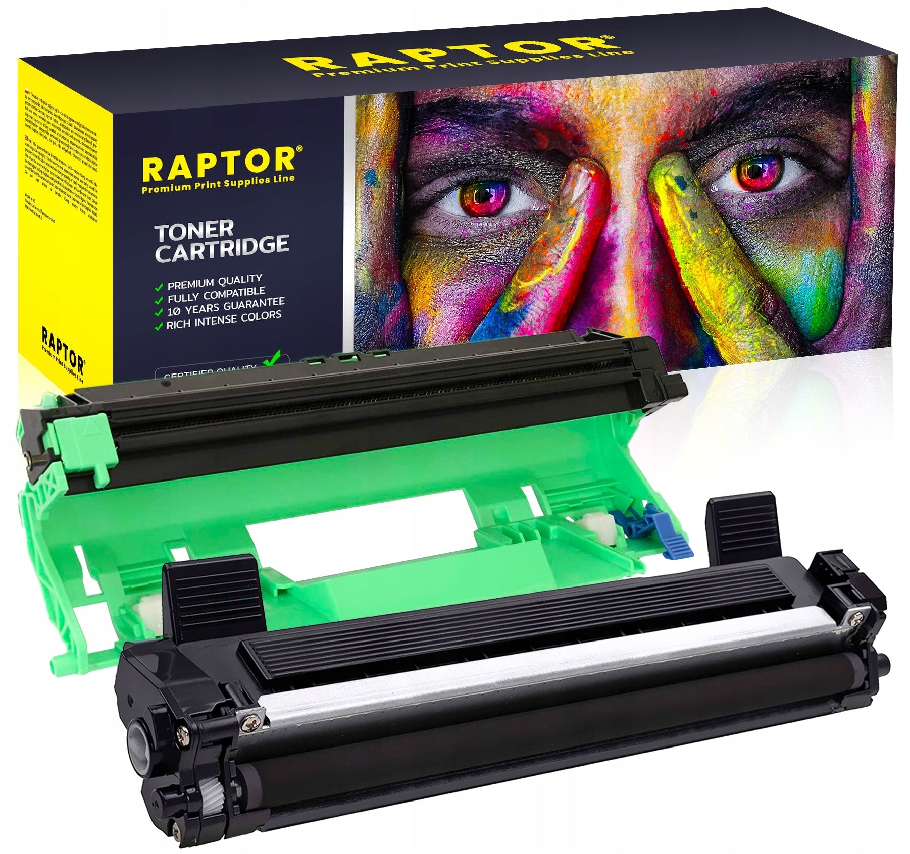 Toner cartridge and drum for Brother DCP-1622WE DCP-1623WE HL-1222WE HL-1223WE TN-1090