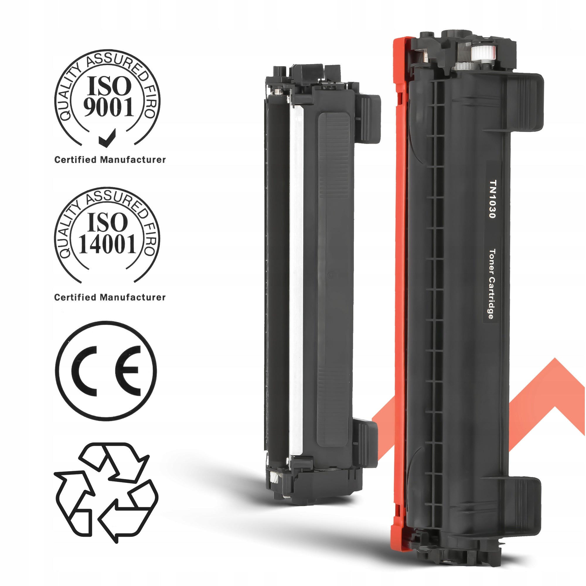 Toner cartridge for Brother DCP-1512 E (Black, TN-1030) LJ Packaging status original