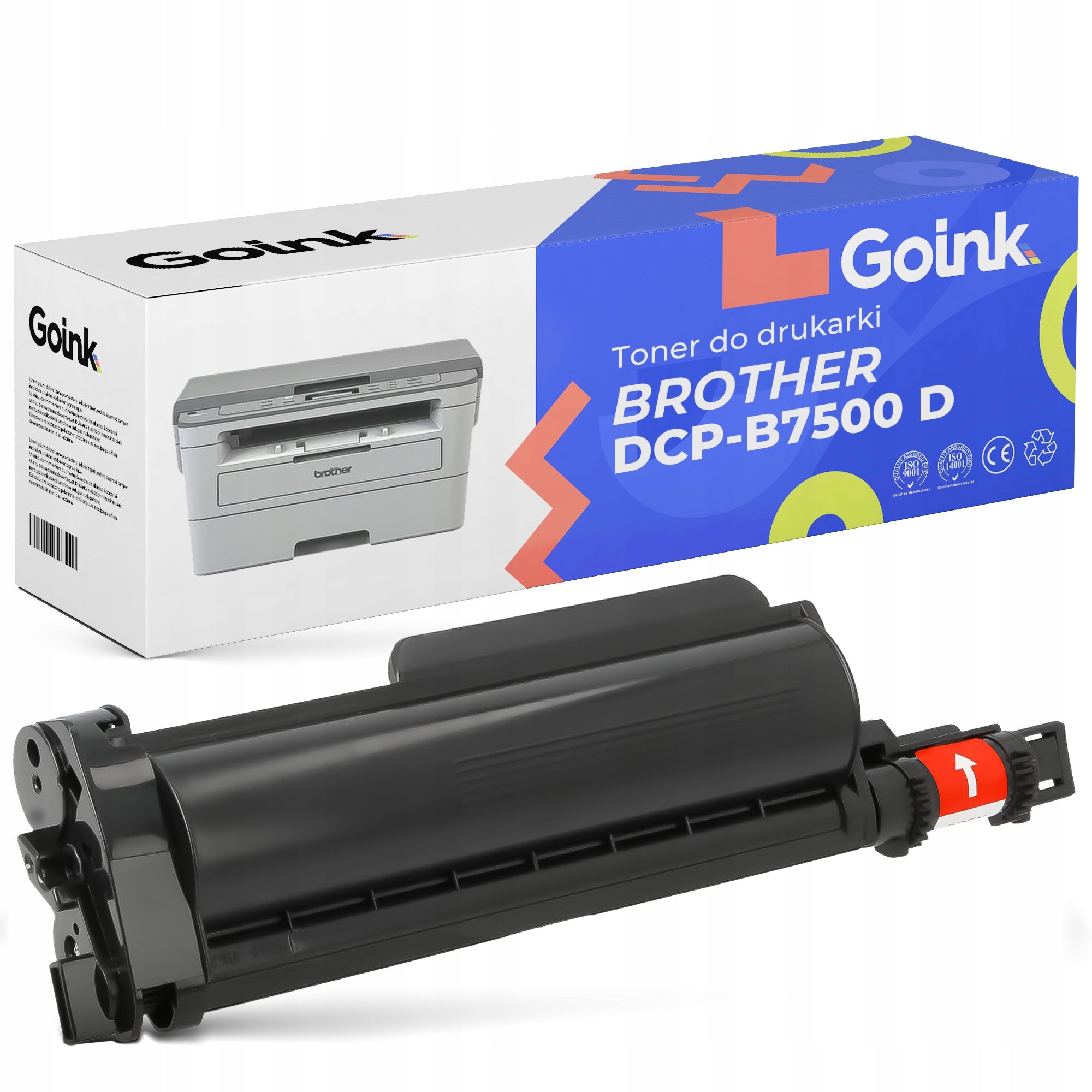 Toner cartridge for Brother DCP-B7500 D (Black, TN-B023) LJ