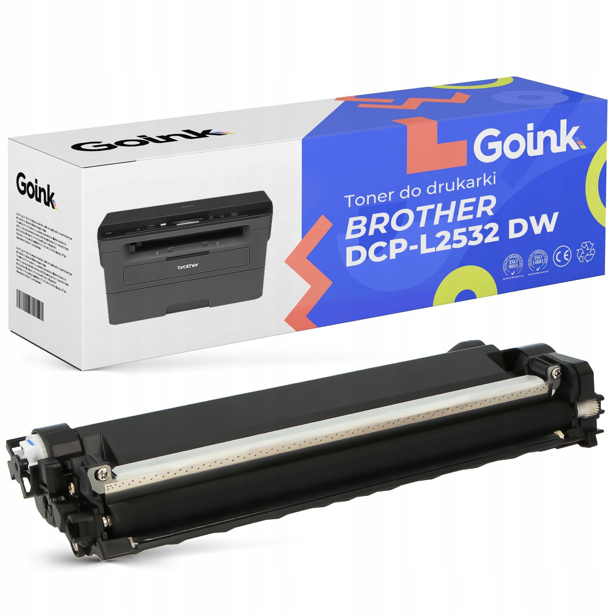 Toner cartridge for Brother DCP-L2532 DW (Black, TN-2411)