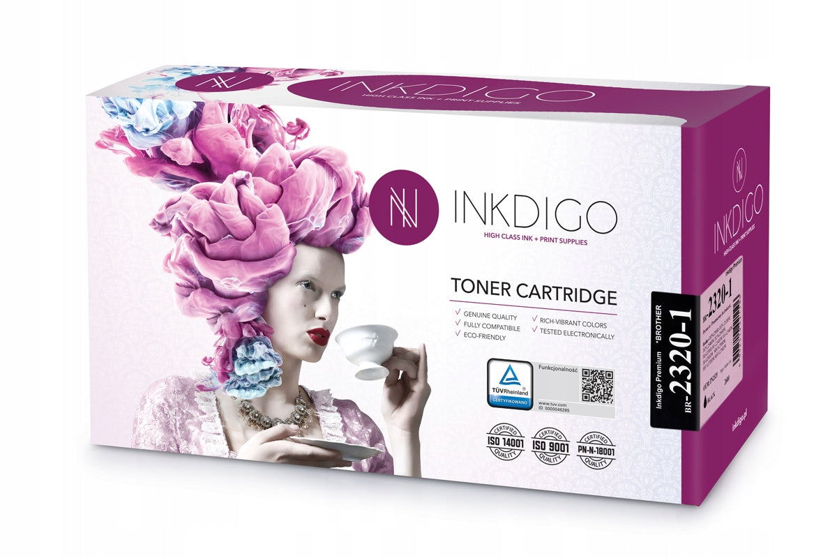 Toner cartridge for Brother TN2320 Inkdigo BR-2320-1 black