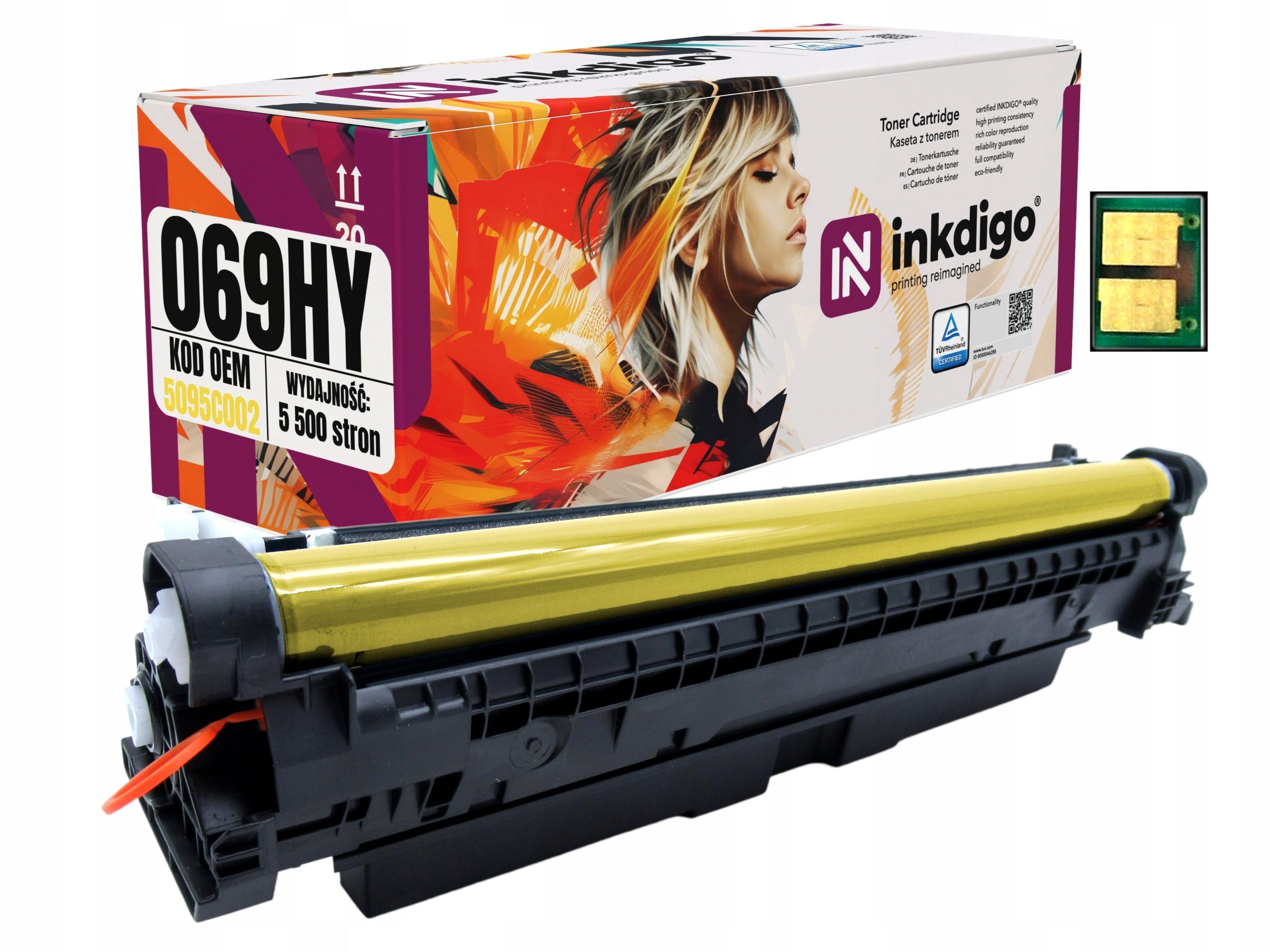 Toner cartridge for Canon i-SENSYS LBP673 MF752 MF754 069HY