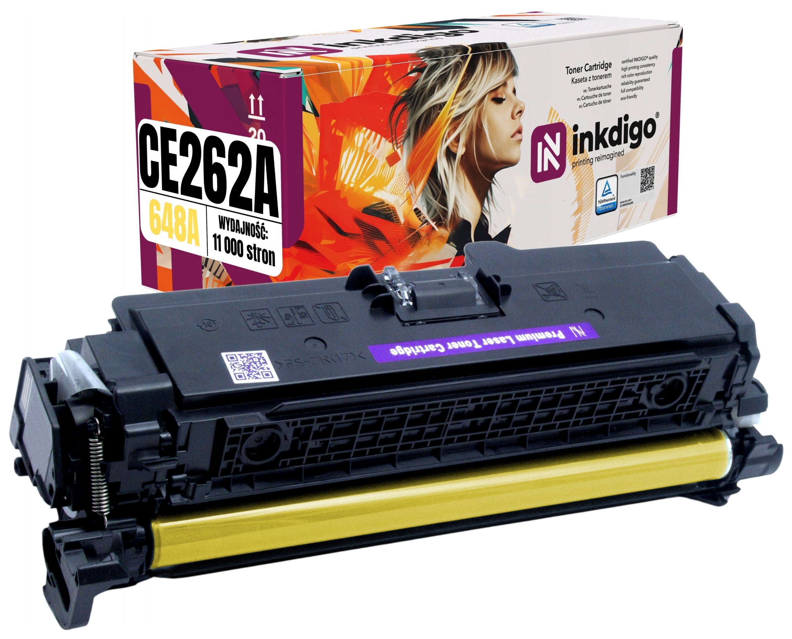 Toner cartridge for HP CE262A CP 4520n CP 4525dn replacement
