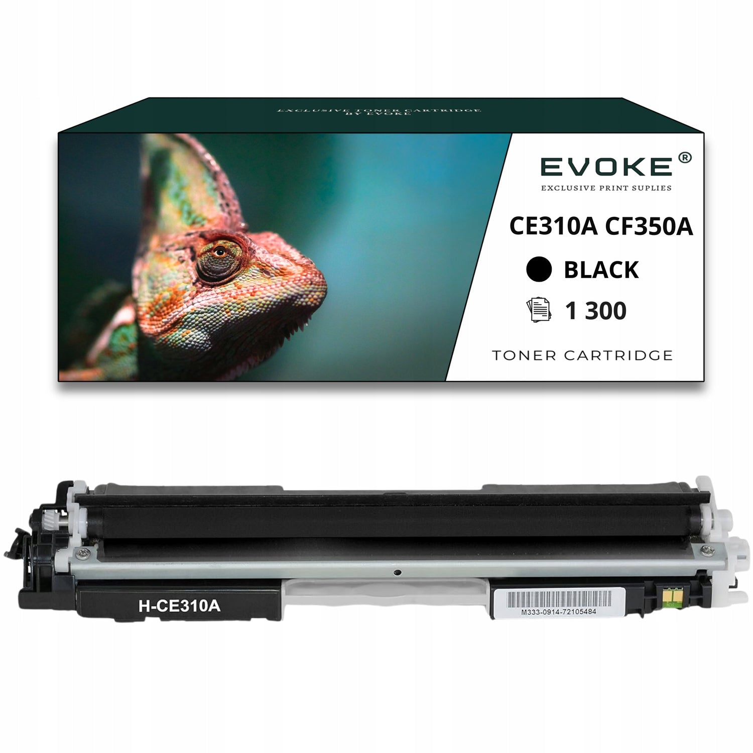 Toner cartridge for HP CE310A / CF350A black | 1300 pages