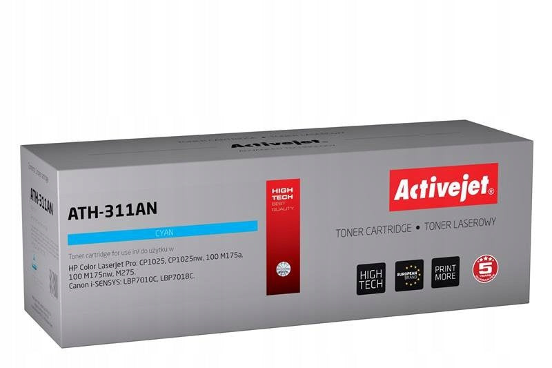 Toner cartridge for HP CE311A Activejet ATH-311AN (HP Canon replacement)