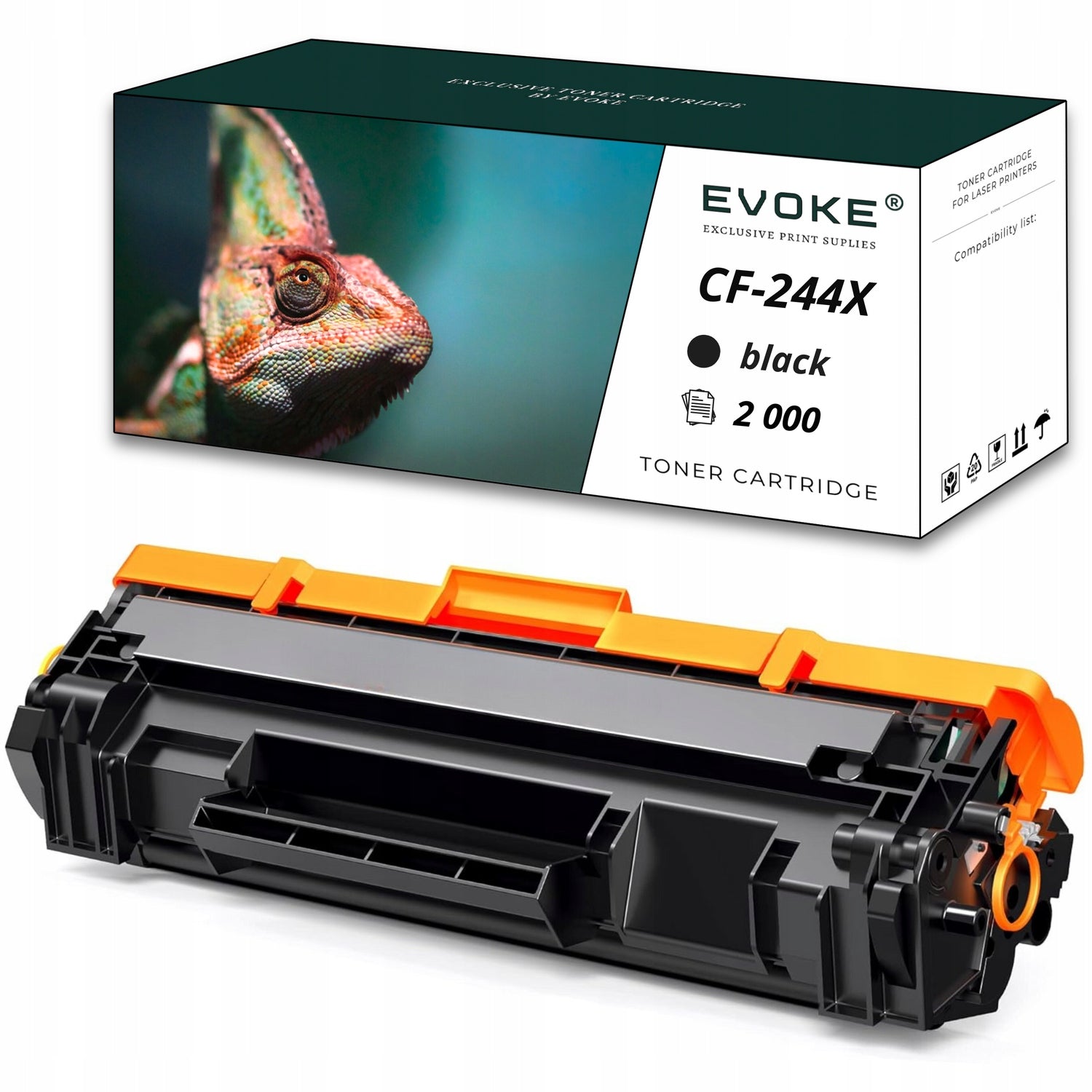 Toner cartridge for HP CF244X 44X black | 2000 pages | CF244A XL