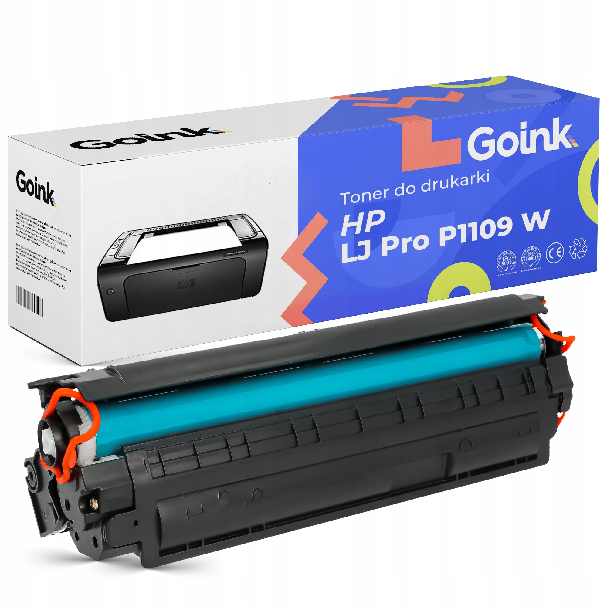 Toner cartridge for HP LaserJet Pro P1109 W Black
