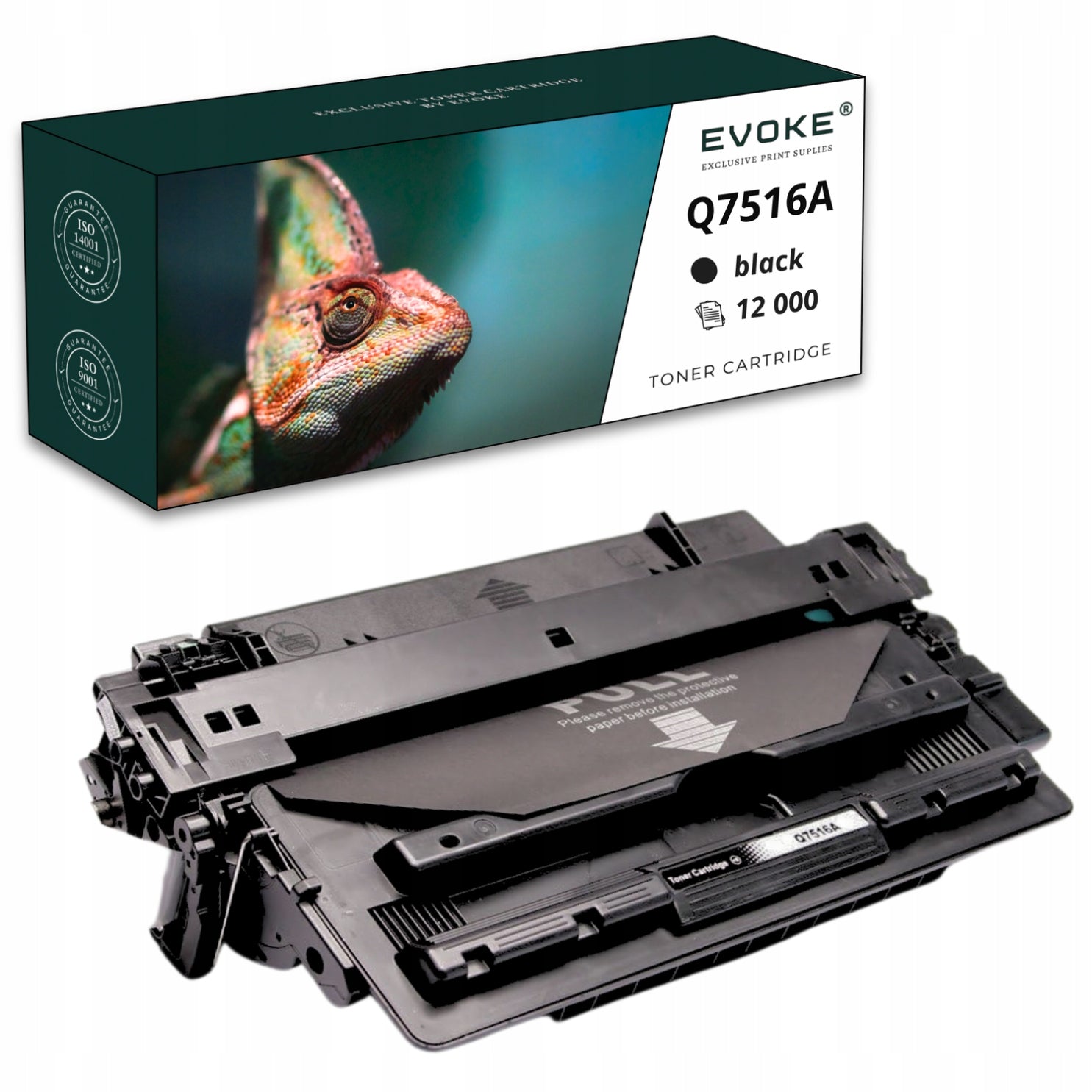 Toner cartridge for HP Q7516A black | 12000 pages | 16A