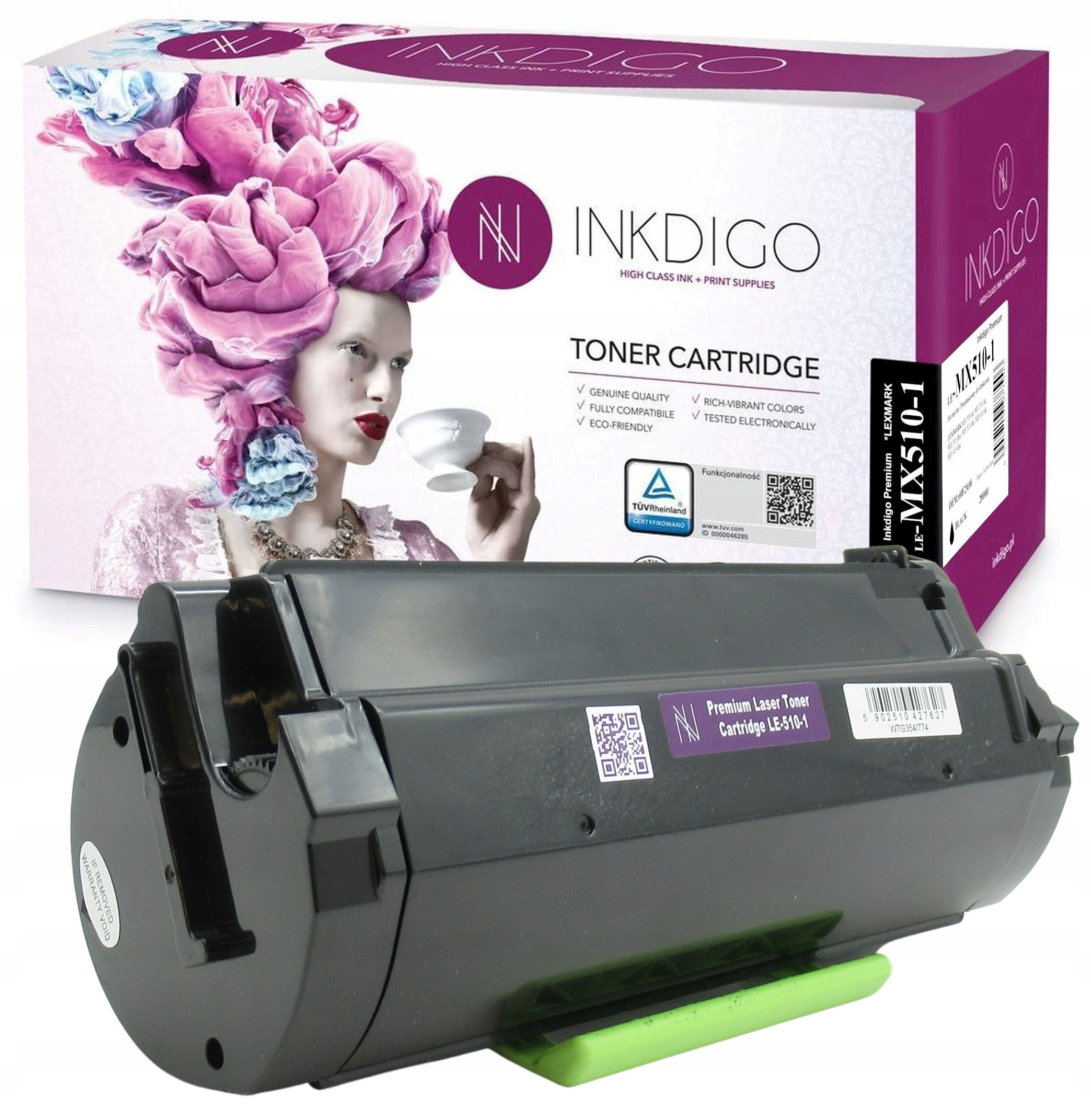 Toner cartridge for Lexmark MX510 MX511 MX611 20k