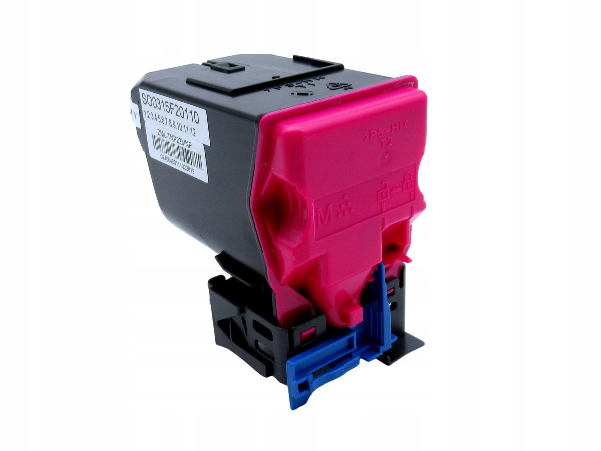 Toner cartridge for Minolta C35P printer replacement TNP-22M Color red (magenta)