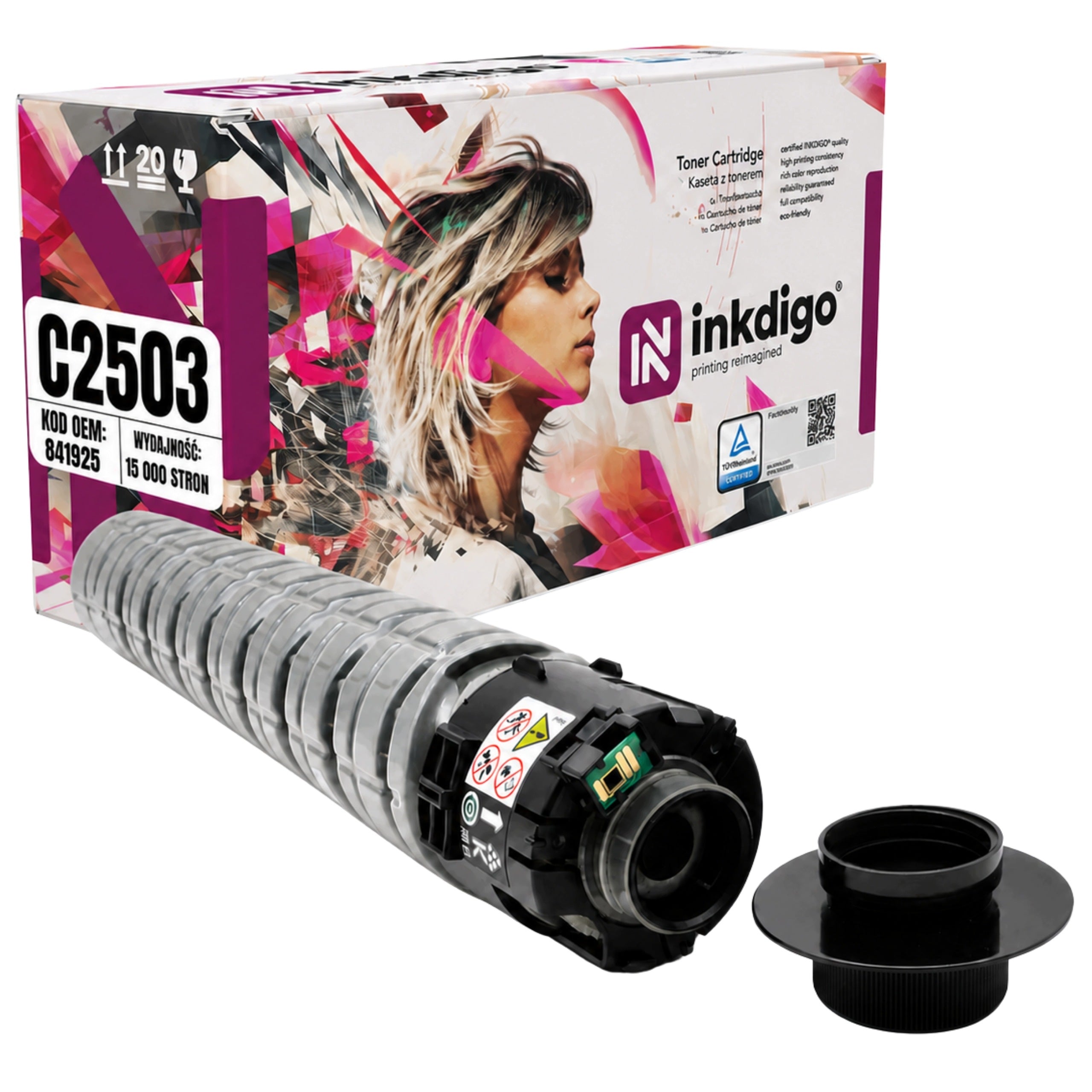 Toner cartridge for RICOH MP C2011 C2503SP C2503ZSP C2503 BK