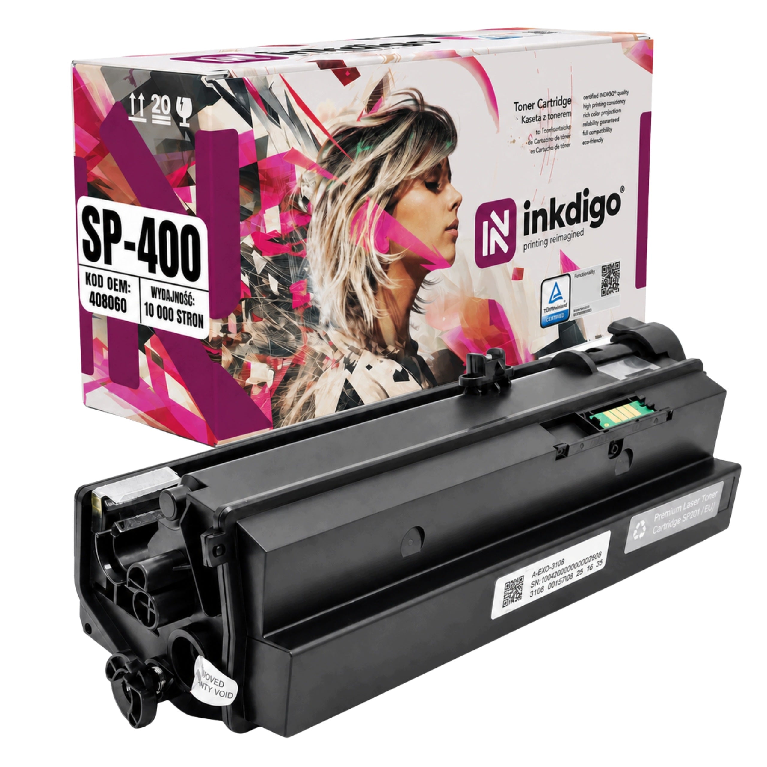 Toner cartridge for RICOH SP400DN SP450DN 408060 10K NEW