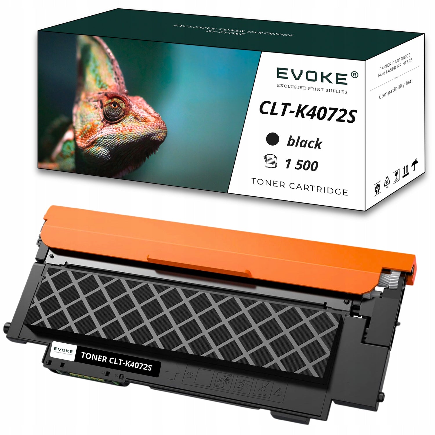 Toner cartridge for SAMSUNG CLT-K4072S / CLT-K4092S black | 1500 pages