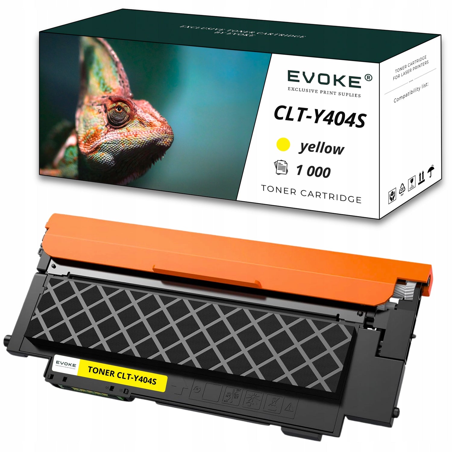 Toner cartridge for SAMSUNG CLT-Y404S yellow | 1000 pages | CLTY404S