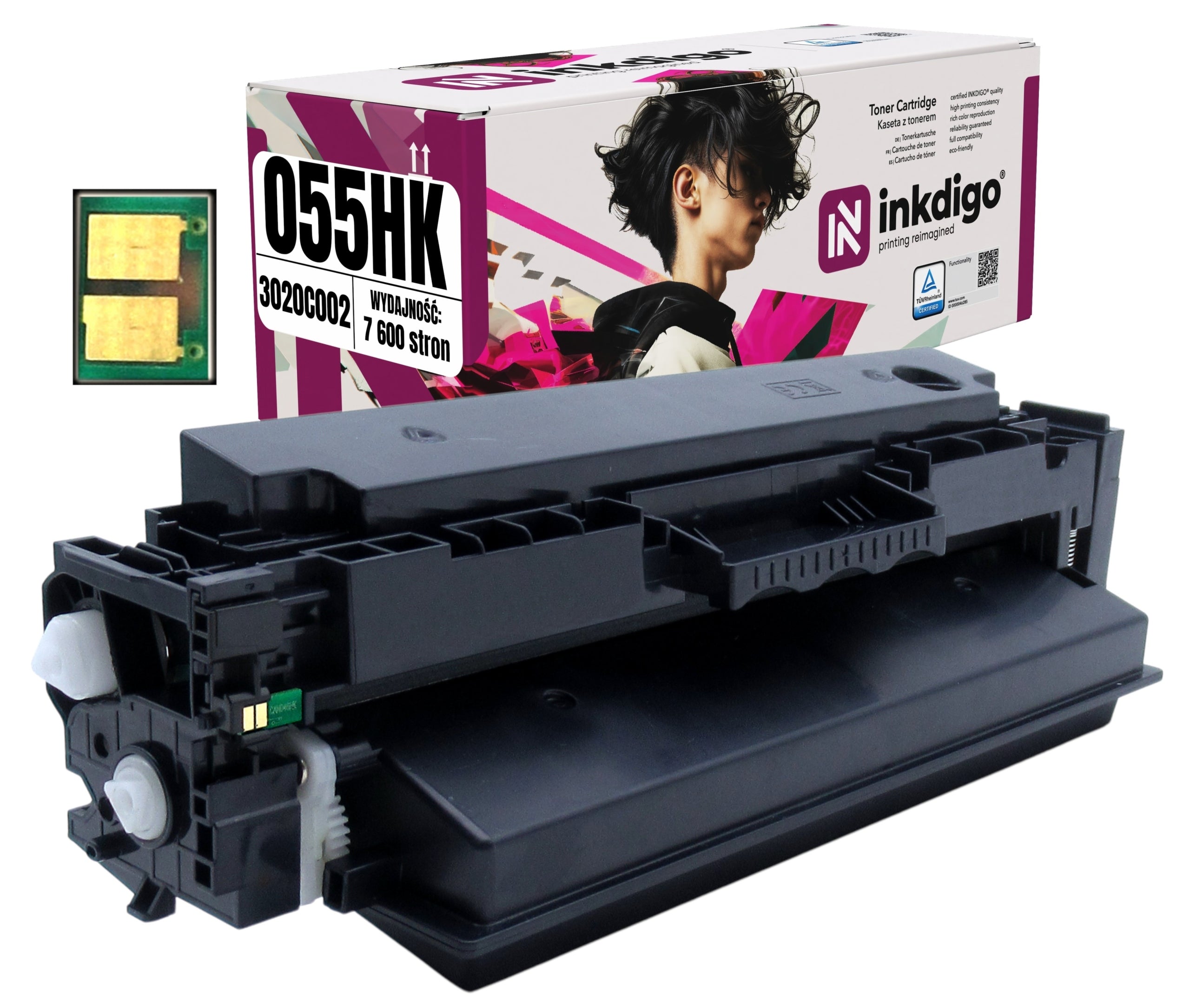 Toner cartridge replacement 055H for Canon MF742CDW with CHIP