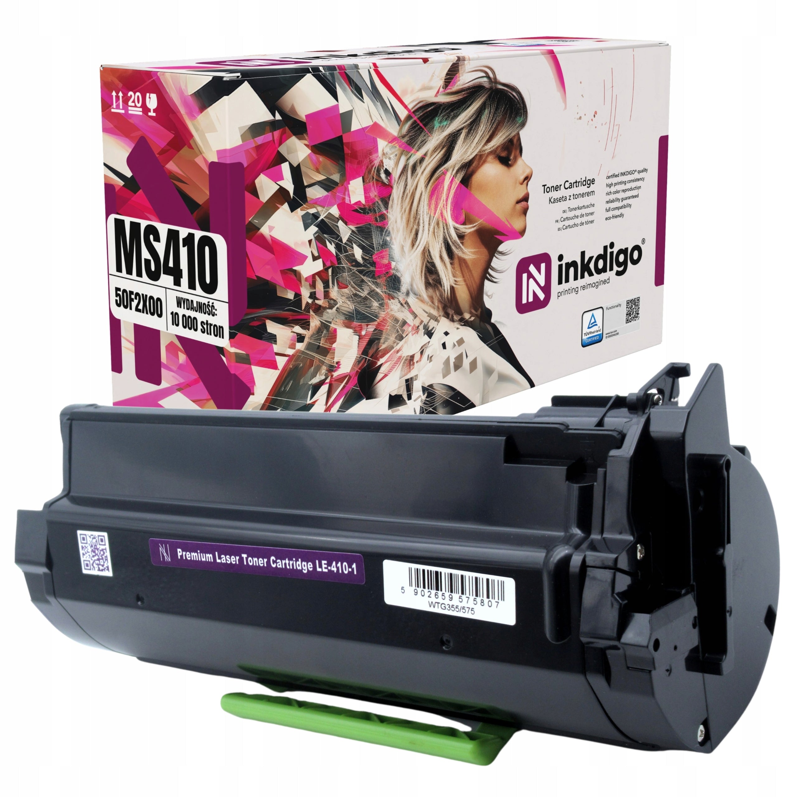 Toner for LEXMARK MS410dn MS415dn MS510dn XXL 10K / Toner for Lexmark MS510dn