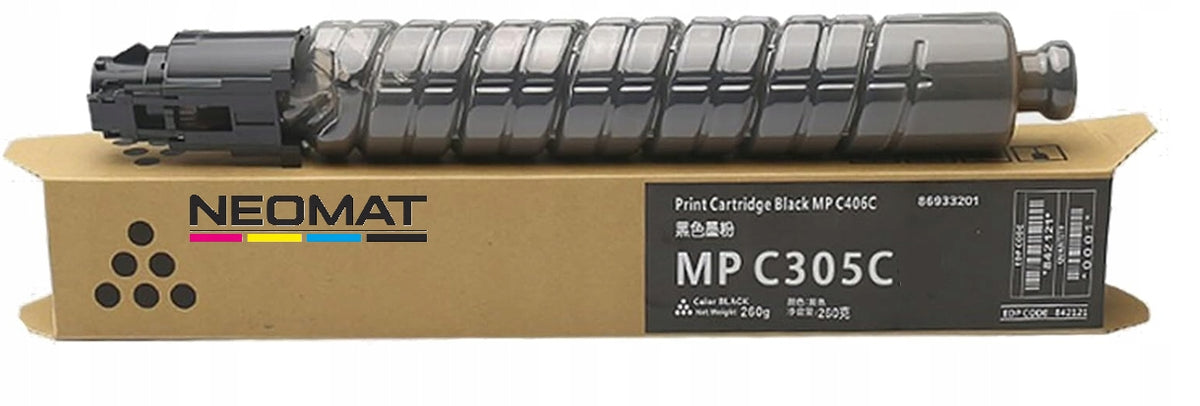 Toner for Ricoh MPC305 MPC305SP 841618 Black