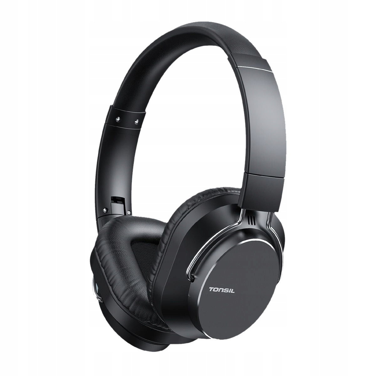 Tonsil Wireless Headphones R65BT Bluetooth On-Ear ANC BLACK +Microphone