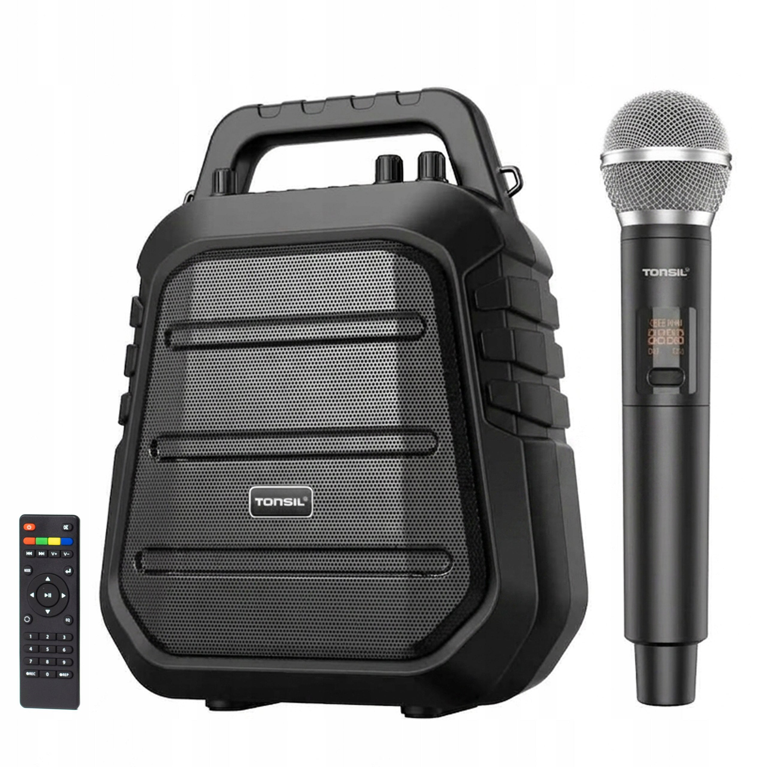 Tonsil ZP 8 Wireless Speaker MP3 SD AUX MIC Bluetooth Remote Control + Microphone