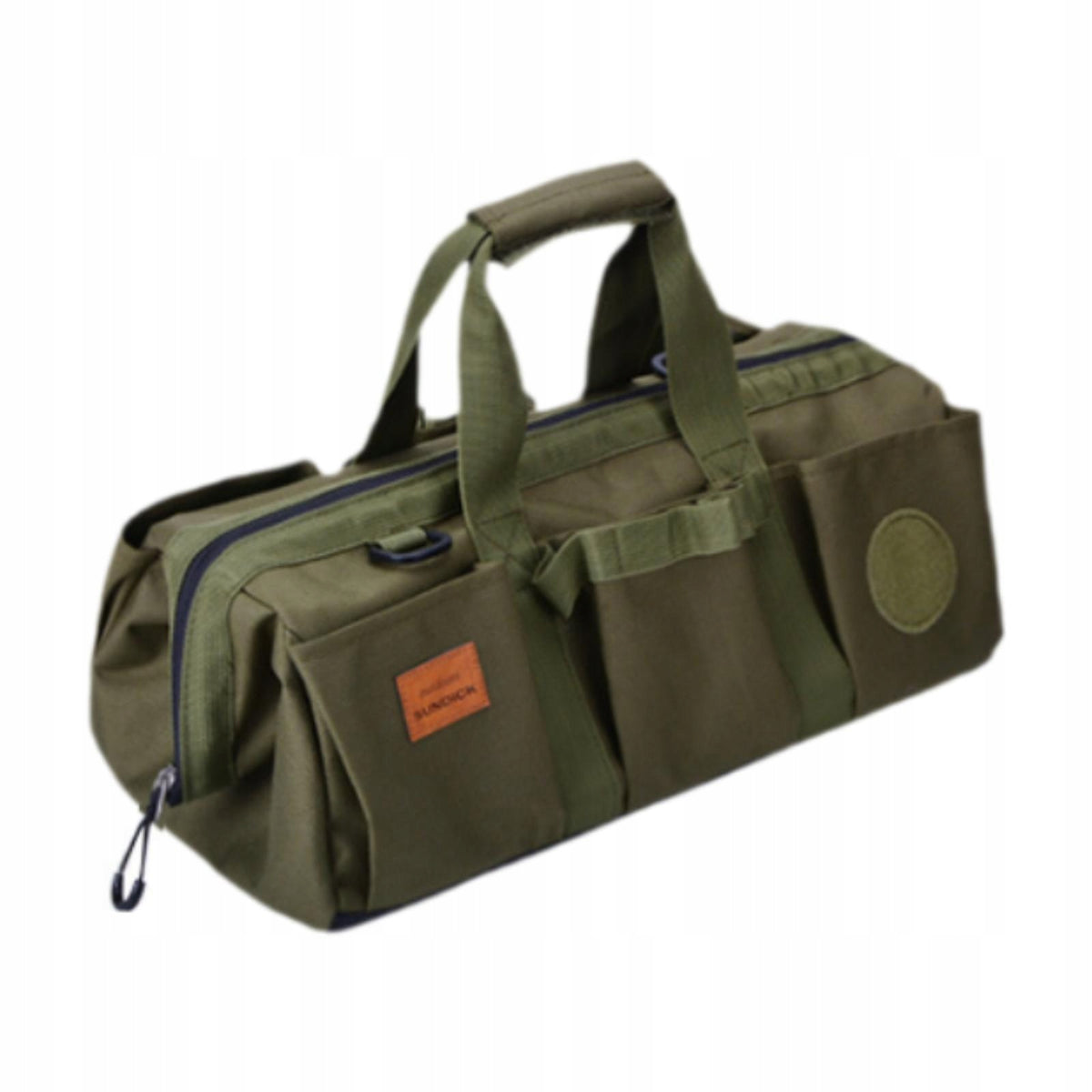 Tool Bag Large Capacity Waterproof Carrier Tote Oxford Cloth with Green