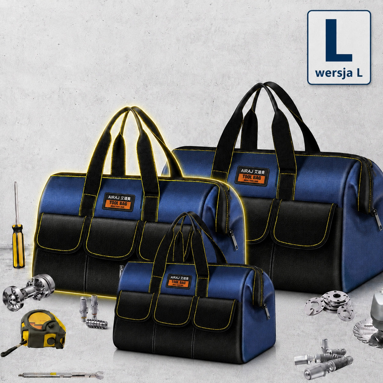 Tool Bag Multifunctional Tool Monterska Roz. L Waterproof Brand no brand