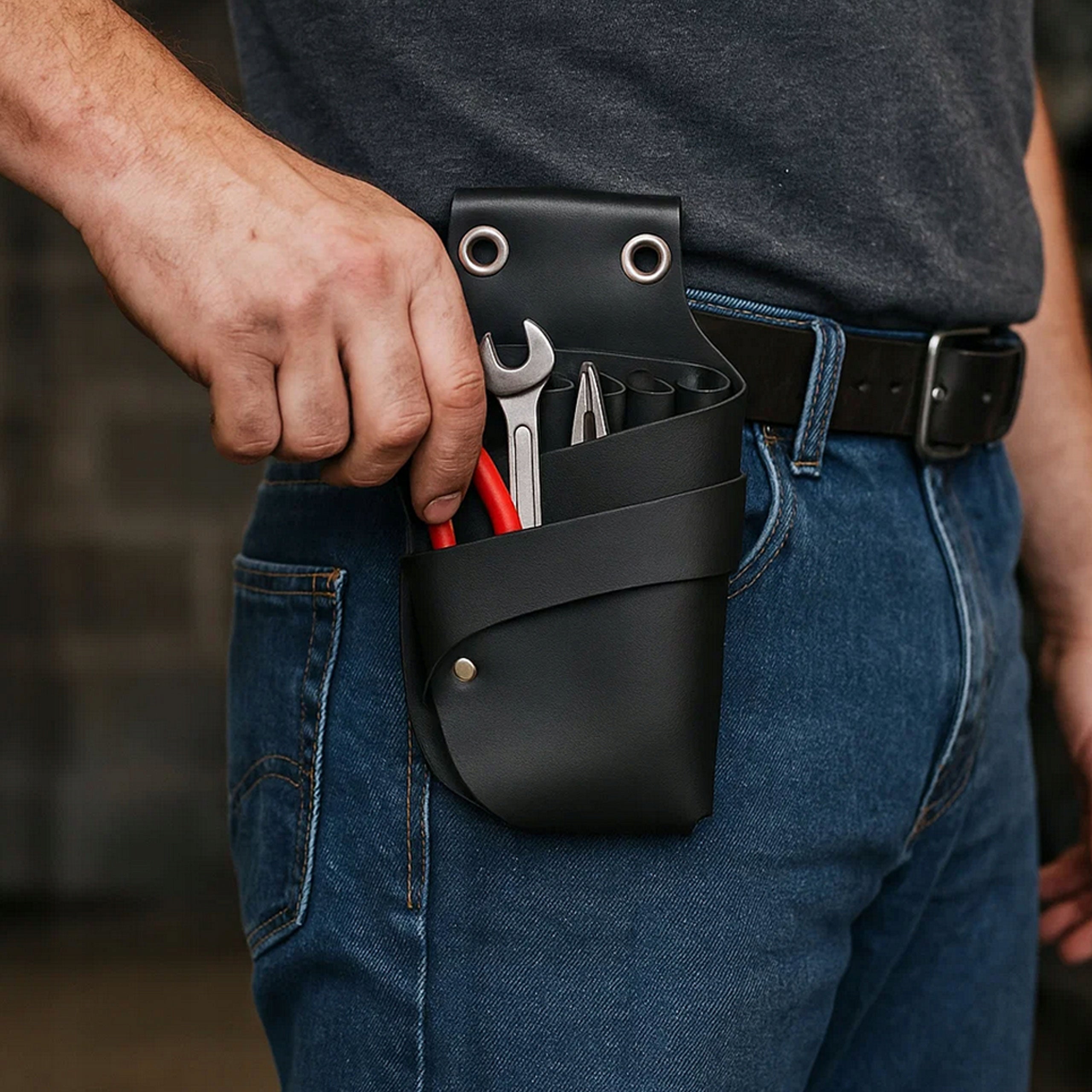Tool Belt POCKET Holster ASSEMBLY Tool Organizer Manufacturer code Pas na narzędzia dla mechanika