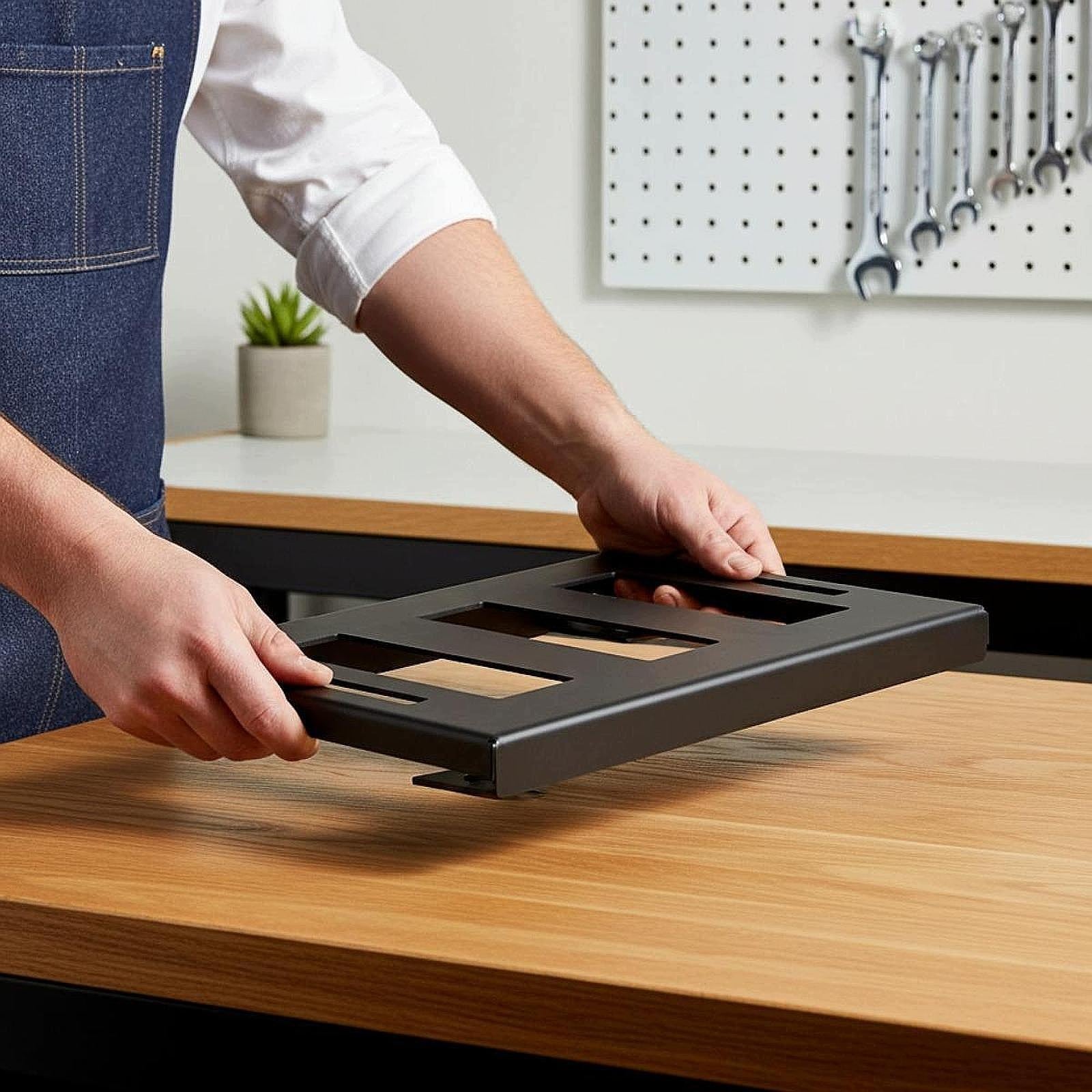 Tool Box Mounting Plate Metal Easy Installation Men Convenient 1pcs